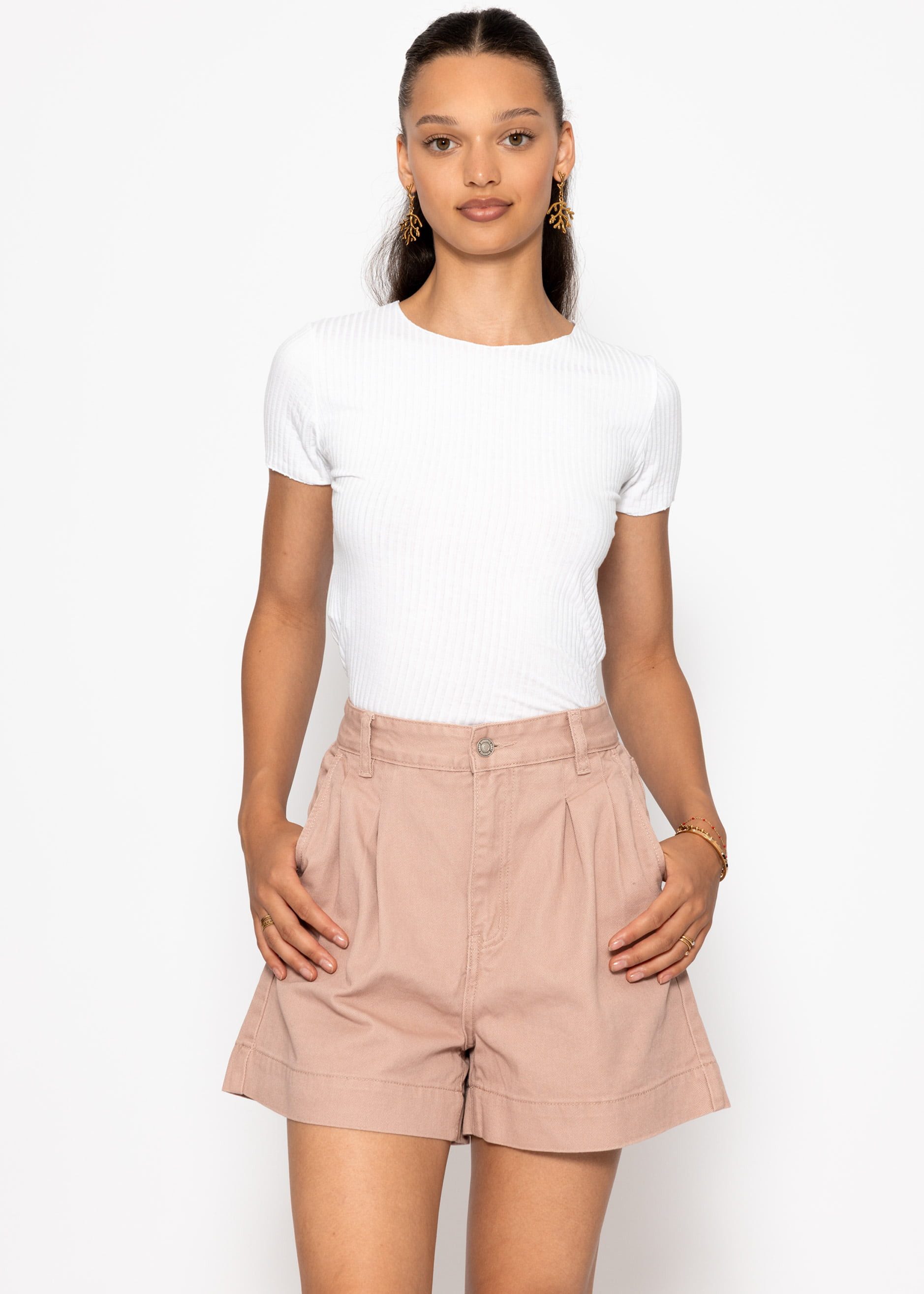 SASSYCLASSY Shorts High Waist Shorts aus Jeansstoff für Damen Lässige kurze günstig online kaufen