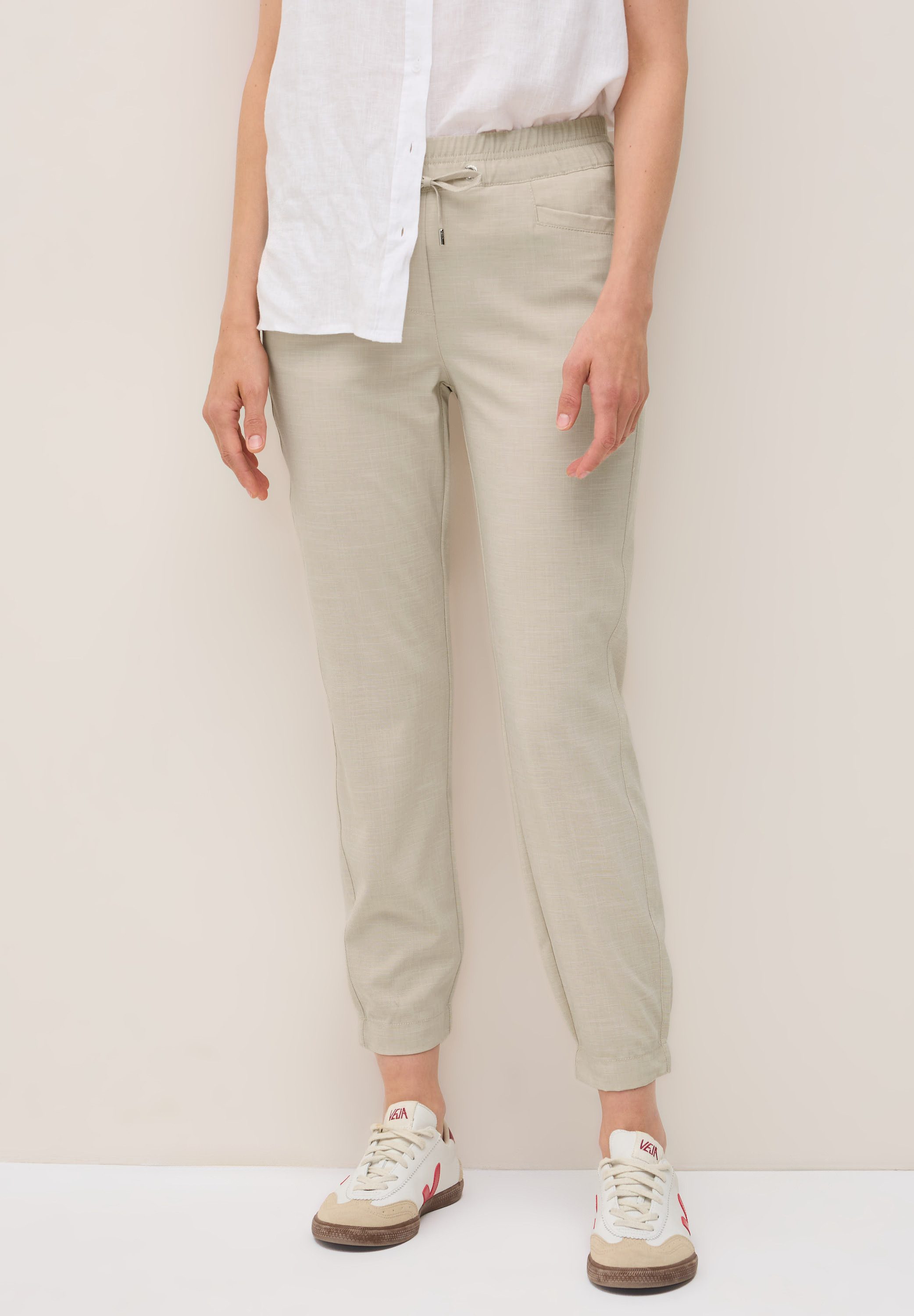 CECIL Jogger Pants Middle Waist