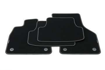 teileplus24 Auto-Fußmatten EF103R Fußmatten kompatibel mit Audi A3 8V Sportback 2013-2020
