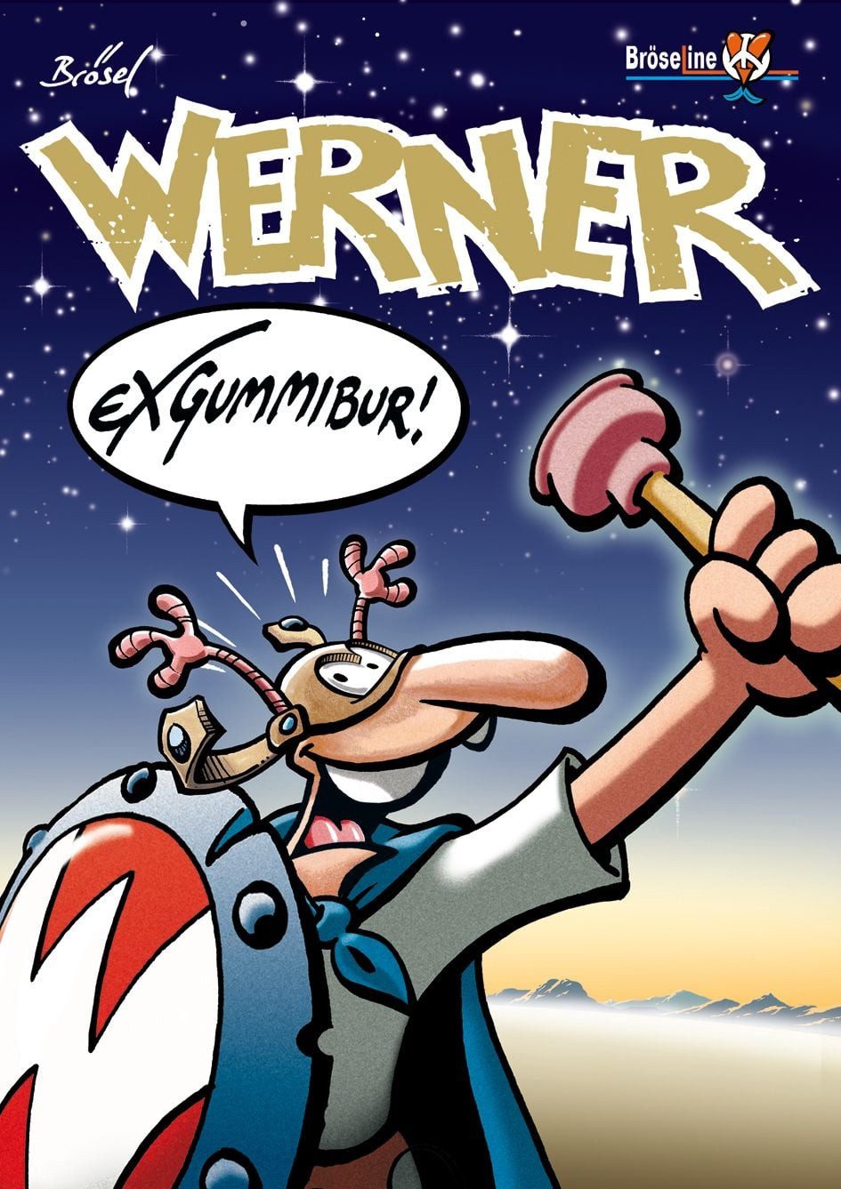 Cartoon Werner - Exgummibur! Exgummibur! Rötger Feldmann, Brösel