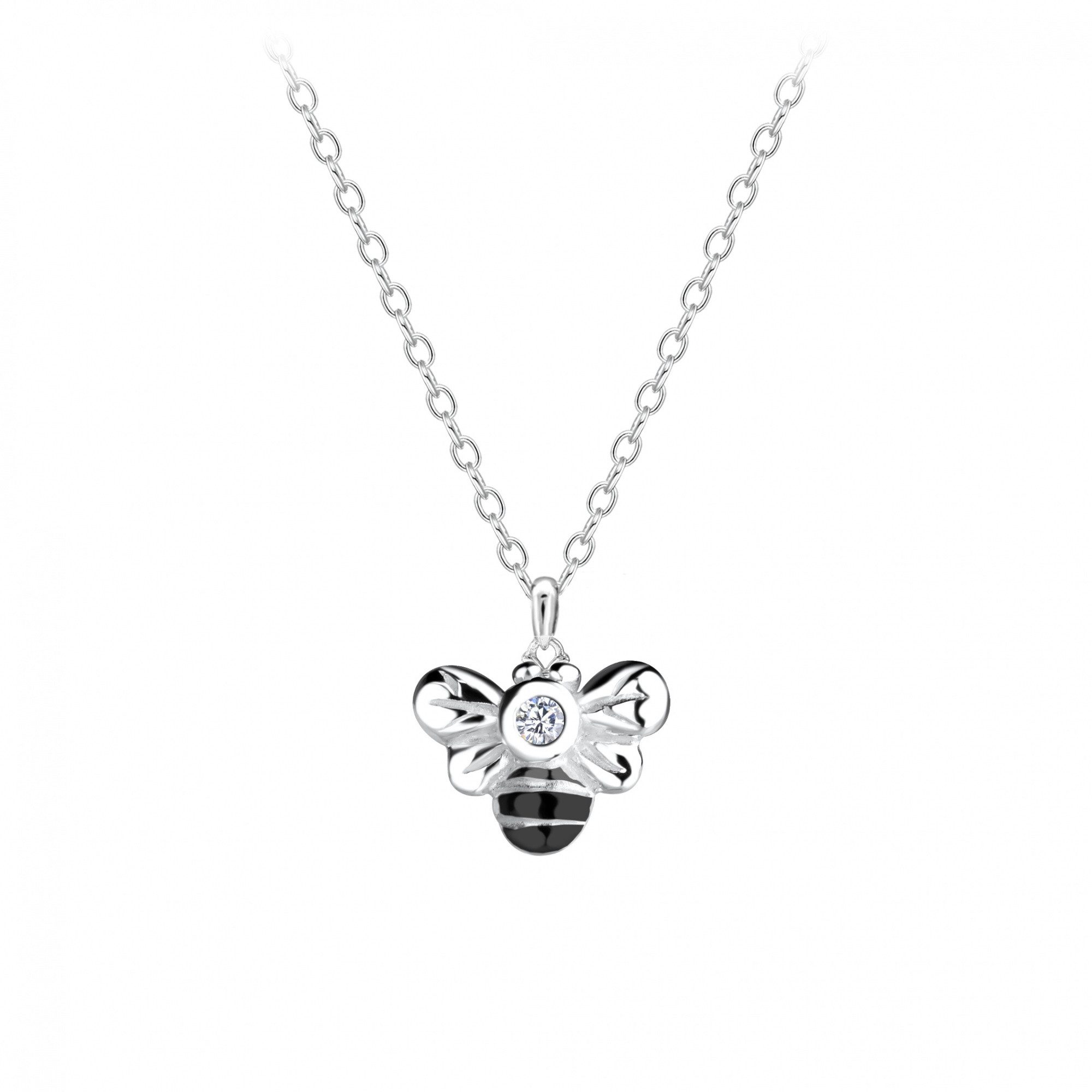 ALEXANDER YORK Kette mit Anhänger BIENE KRISTALL rhodiniert, 2-tlg., 925 St günstig online kaufen