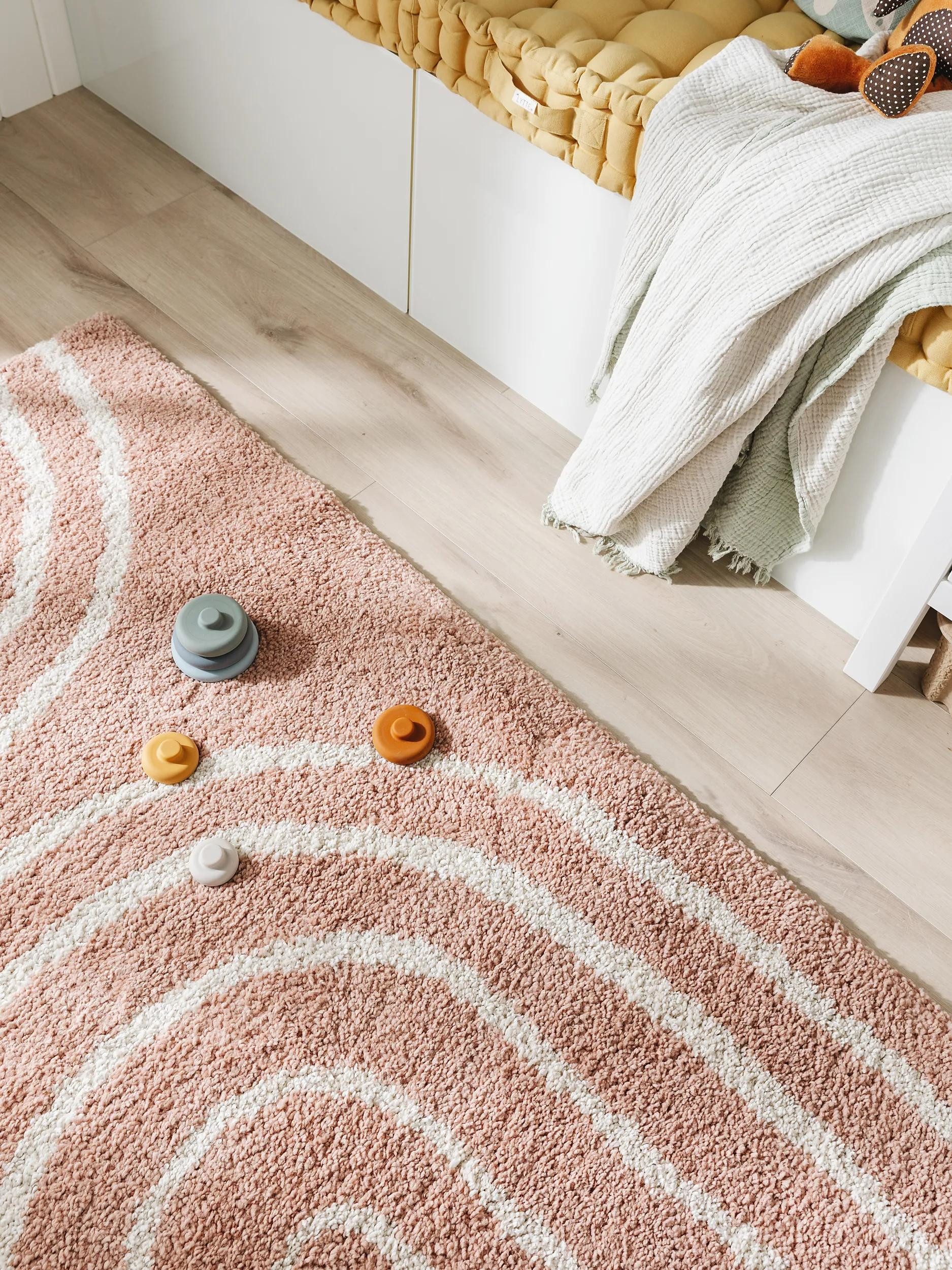 benuta Kinderteppich Gobi, rechteckig, Höhe: 21 mm, Teppich Wohnzimmer, Schlafzimmer, Esszimmer, Flur, Kunstfaser, Cozy