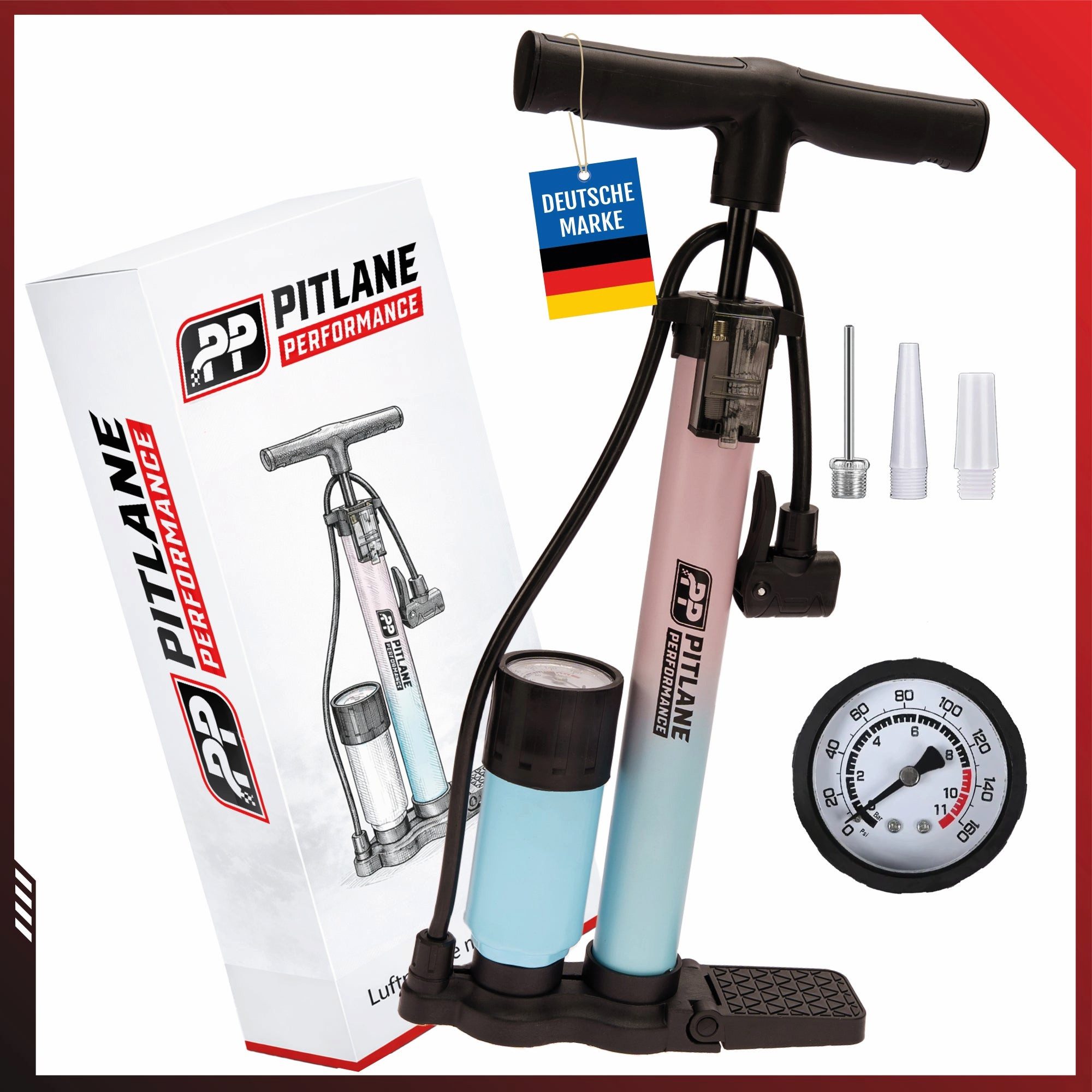 Pitlane Performance Standpumpe Stand Luftpumpe