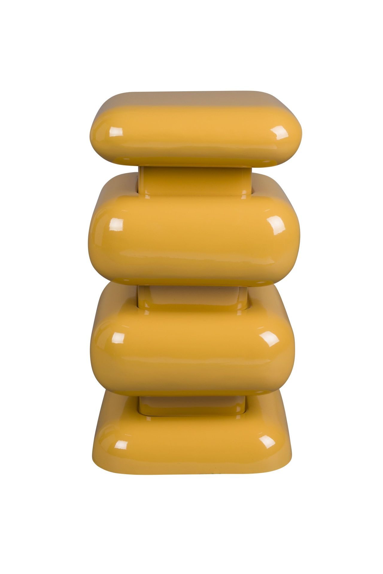 Dutchbone Beistelltisch Retro Hocker Couchtisch Stubby 70's Metall