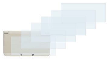 Savvies Schutzfolie für Nintendo New 3DS (Gehäuse), Displayschutzfolie, 6 Stück, Folie klar