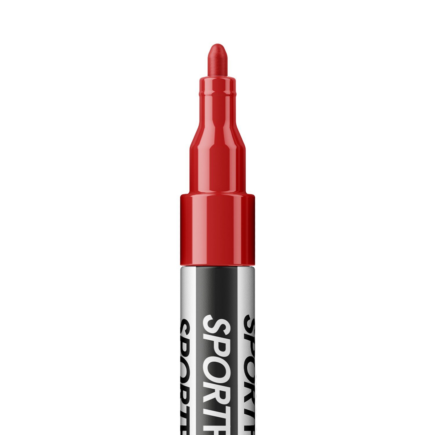 Spray.Bike Marker SportPens Acrylstift - wasserfester Lackmarker, deckender Multimarker Standard Red