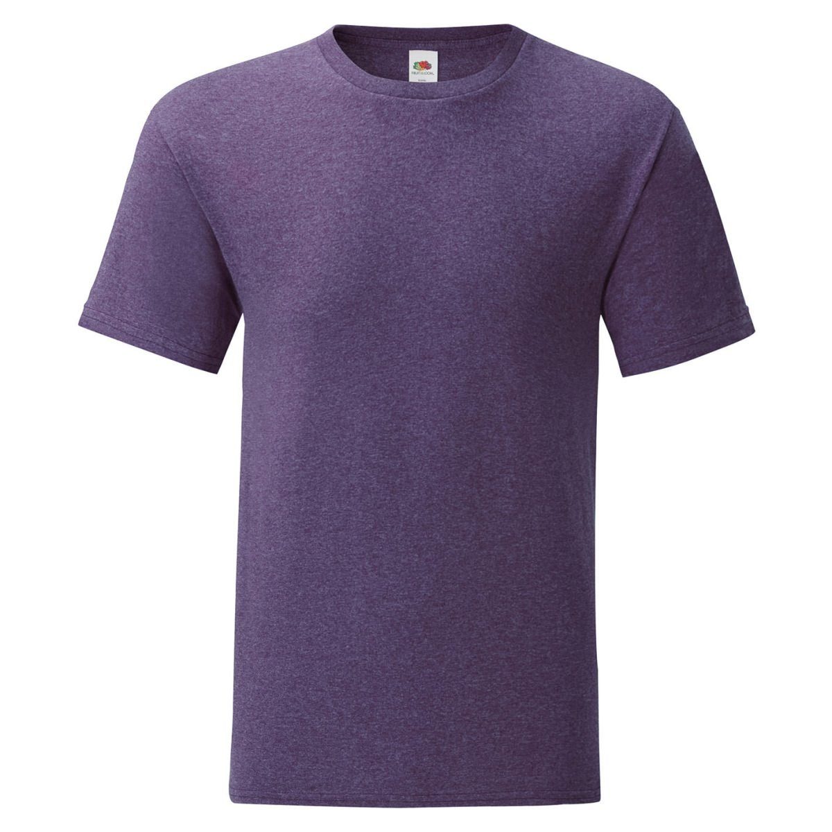 Fruit of the Loom Rundhalsshirt Iconic 150 T-Shirt violett meliert