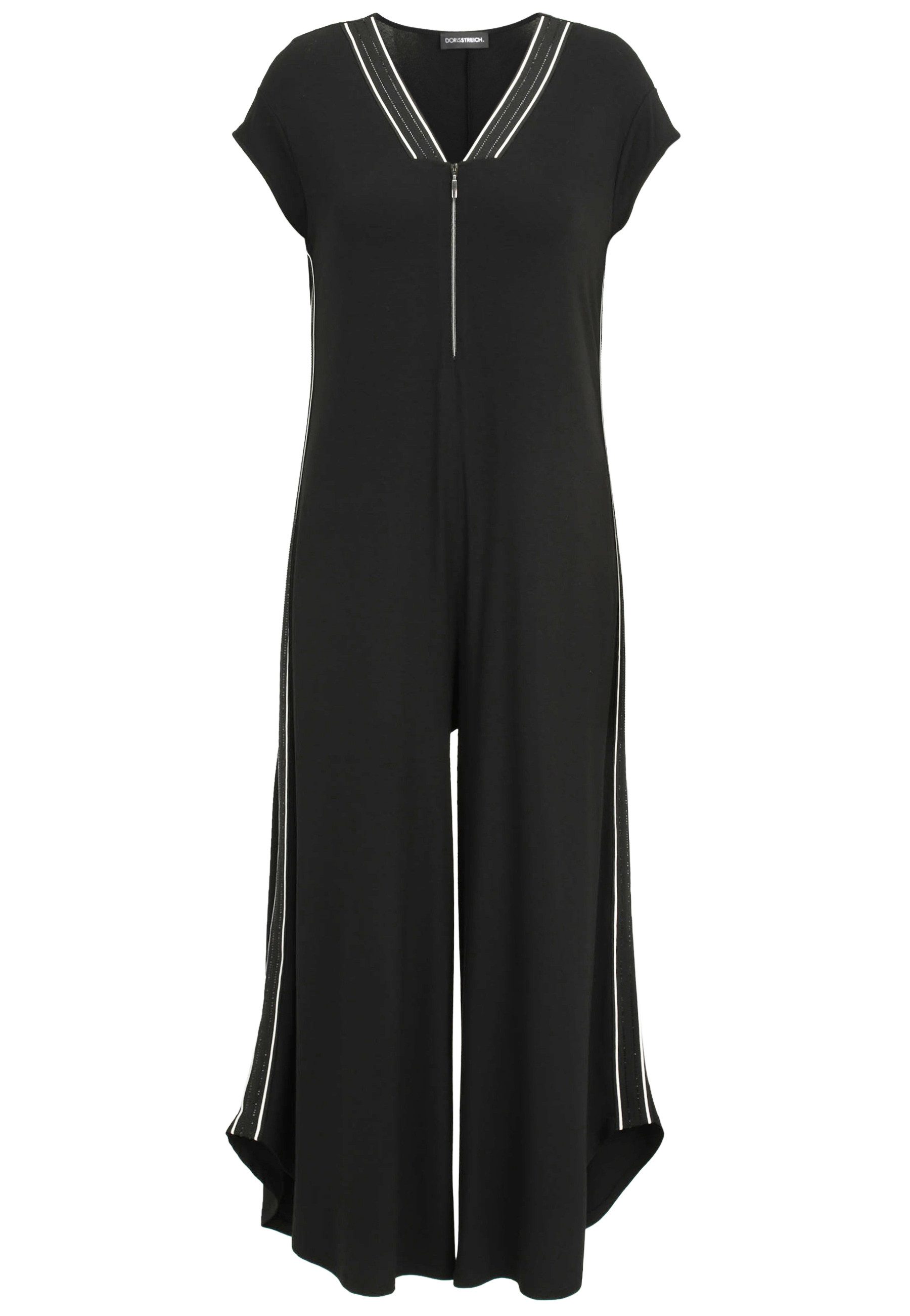 Doris Streich Jumpsuit aus Jersey mit Strassband günstig online kaufen