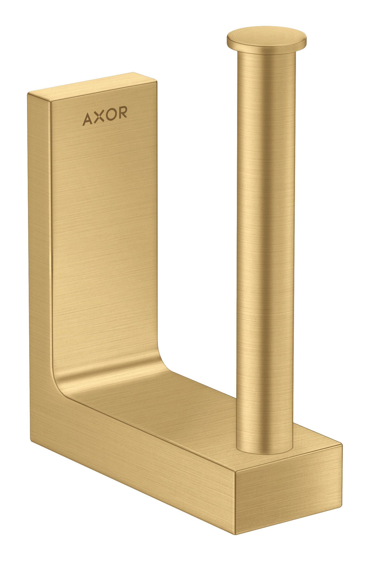 hansgrohe Toilettenpapierhalter Axor Universal Rectangular, Reserverollenhalter - Brushed Gold Optic