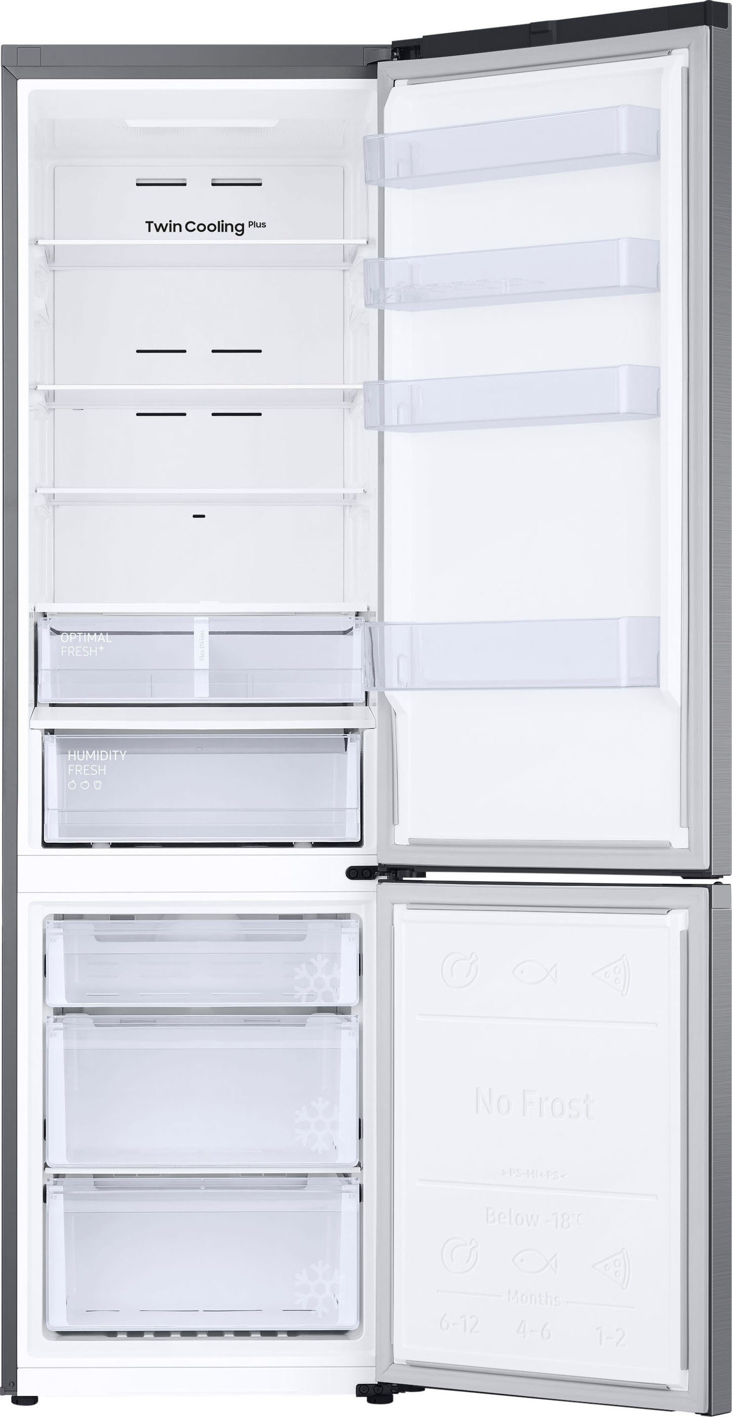 Samsung Kühl-/Gefrierkombination 7300A Serie RB38C607AS9, 203 cm hoch, 59,5 cm breit