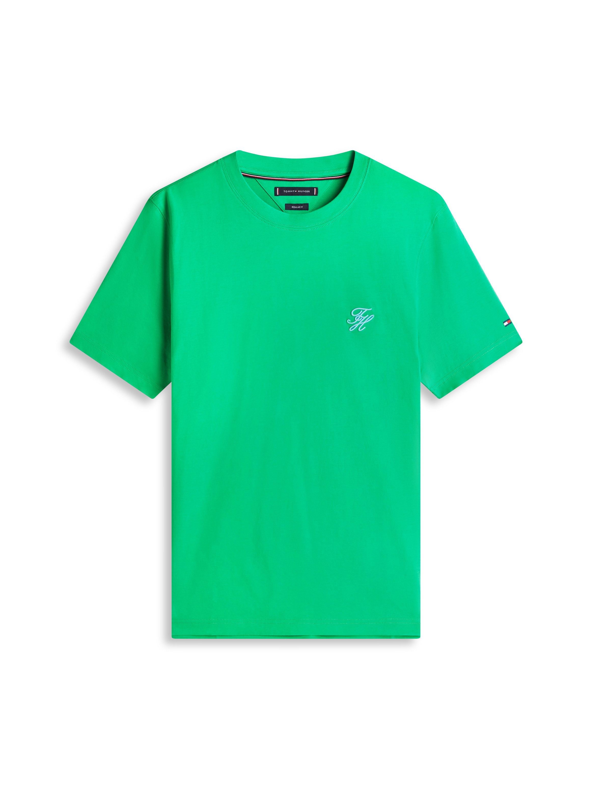 Tommy Hilfiger T-Shirt SCRIPT MONOGRAM SWIMSHOP aus Jersey mit Logo-Stickerei – Bild 4 von 5
