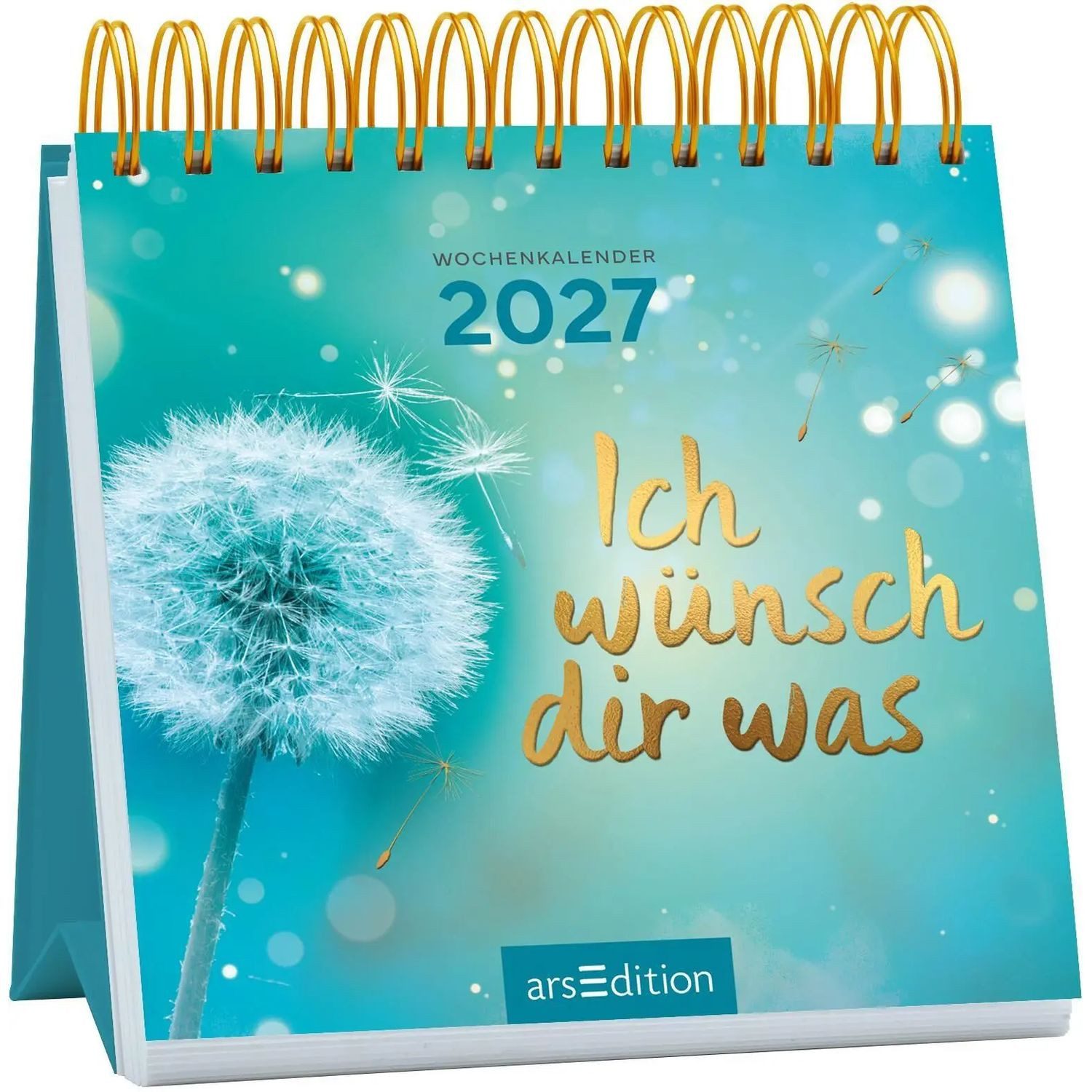 Ars Edition Tischkalender Mini-Wochenkalender Ich wünsch dir was 2027