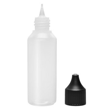 Oputec Kanister 50 x 50 ml Dosierflaschen Tropfflaschen, weiche PE Kunststoff-Flaschen (Spar-Set)
