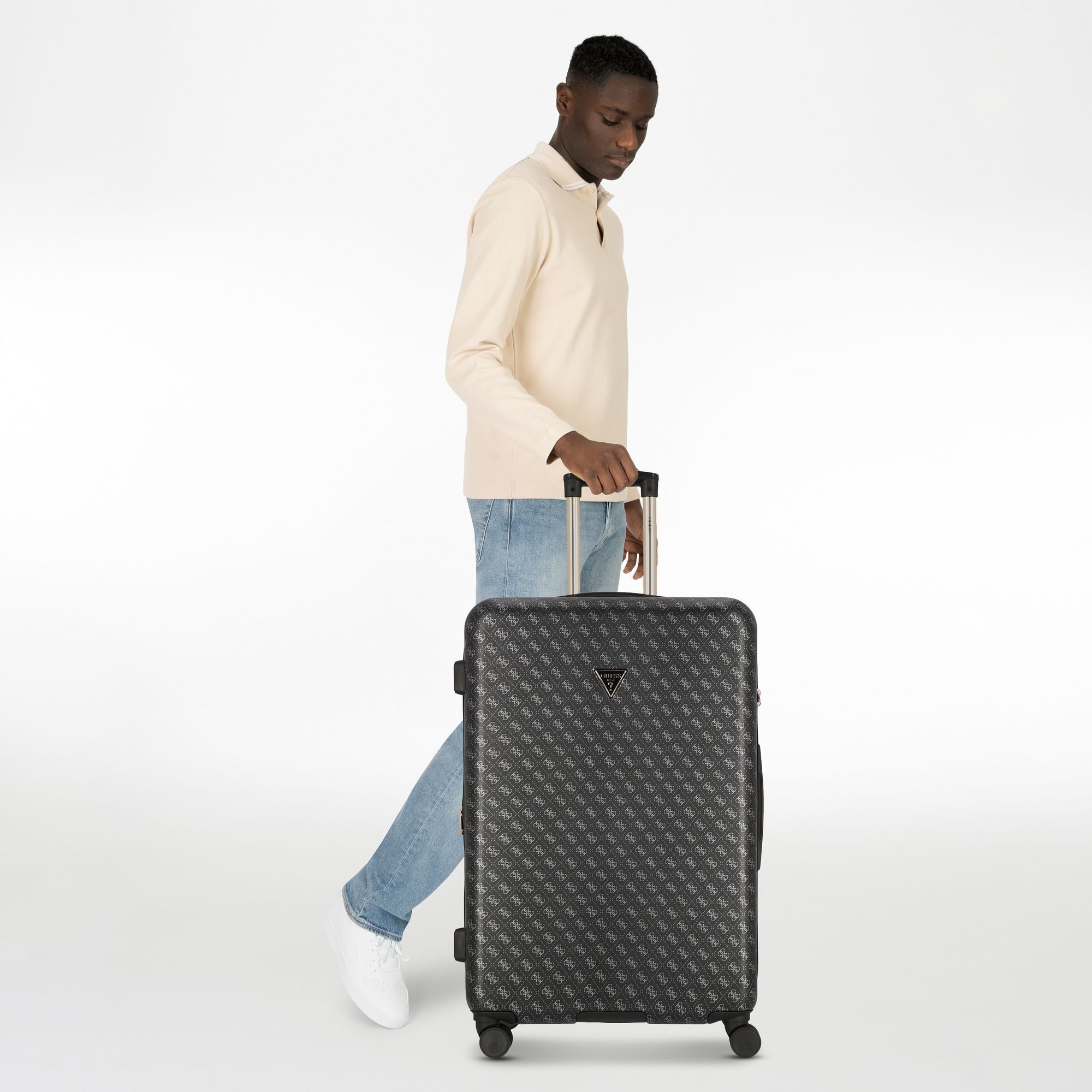 Guess Hartschalen-Trolley Jesco, 4 Rollen, ABS günstig online kaufen