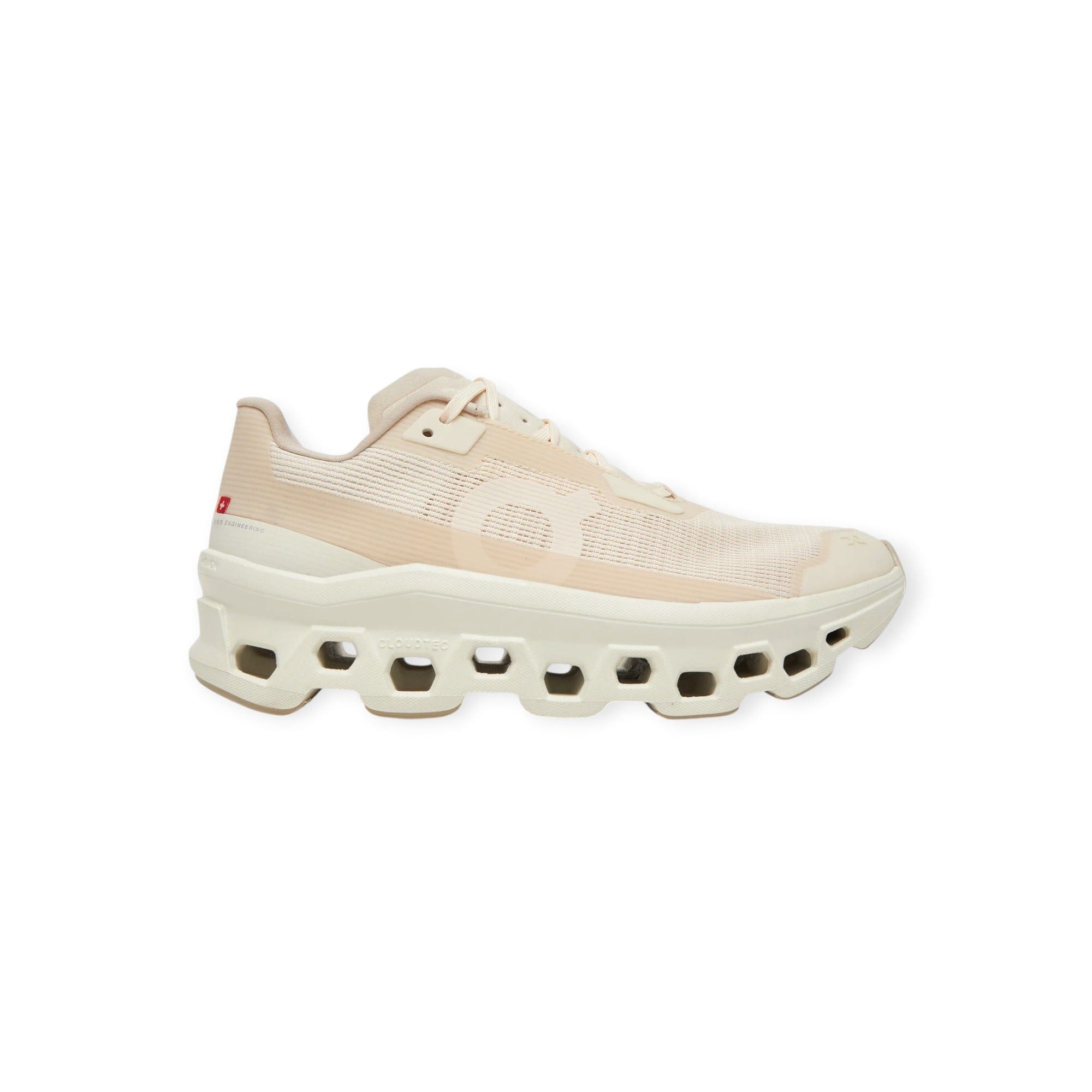 on Cloudflow 5 beige/orange Damen Laufschuh