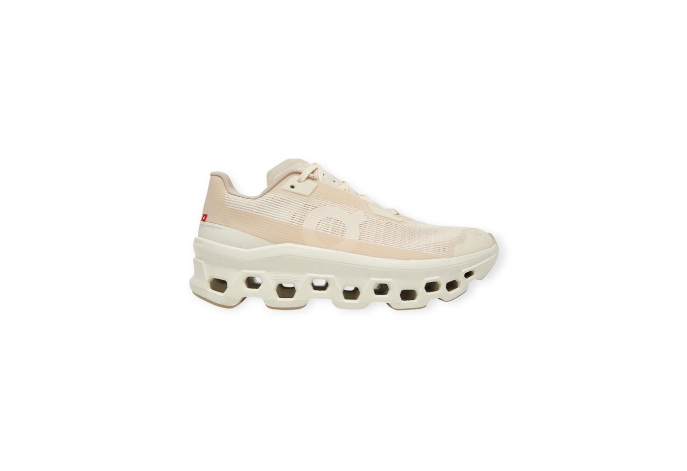 on Cloudflow 5 beige/orange Damen Laufschuh