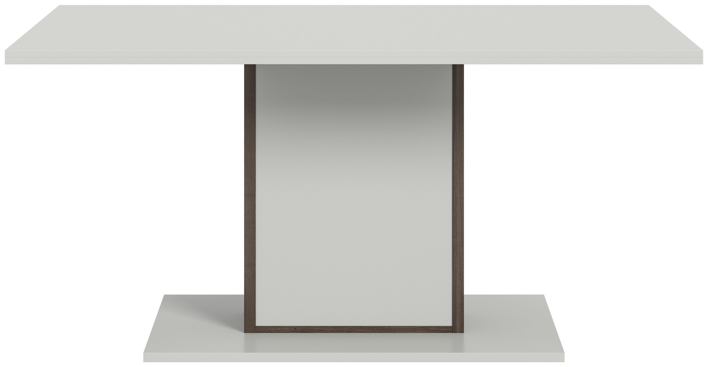 xonox.home Esstisch, Nox Oak Dunkel Nachbildung Hellgrau Modern 160x77x90 c günstig online kaufen