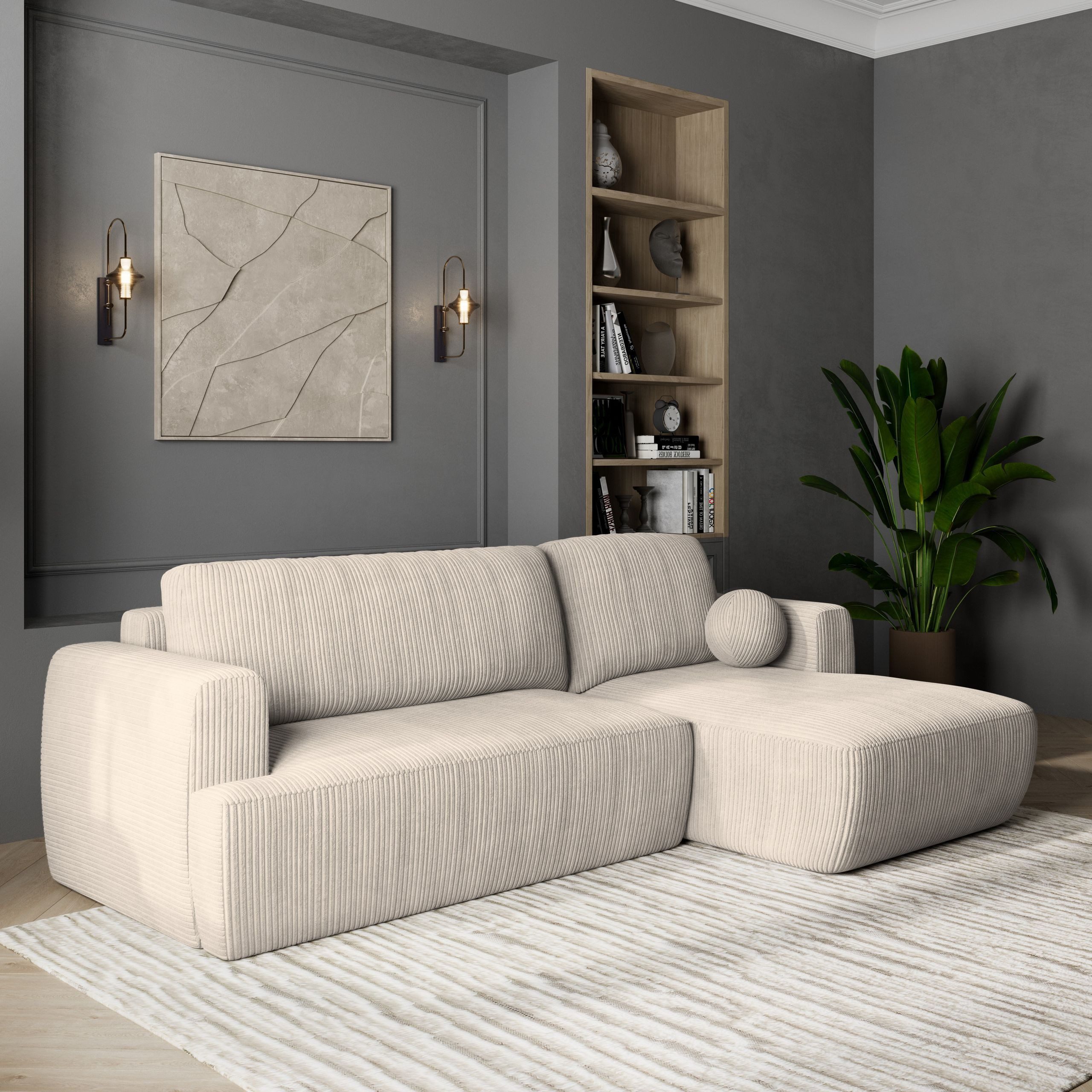 Masseno Ecksofa SENTI mit Schlaffunktion L-Form, günstig online kaufen