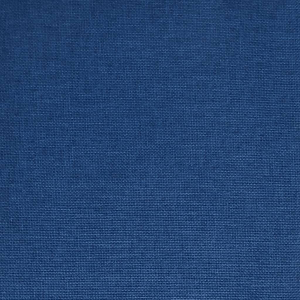 St) Esszimmerstuhl Stk. 2 Blau Drehbar | Esszimmerstühle Blau Stoff Blau (2 vidaXL