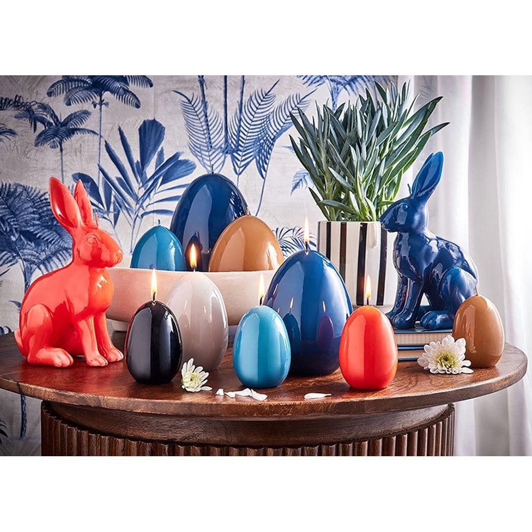 Engels Kerzen Osterfigur Eier-Kerze Gelackt Mandel (8x12cm)