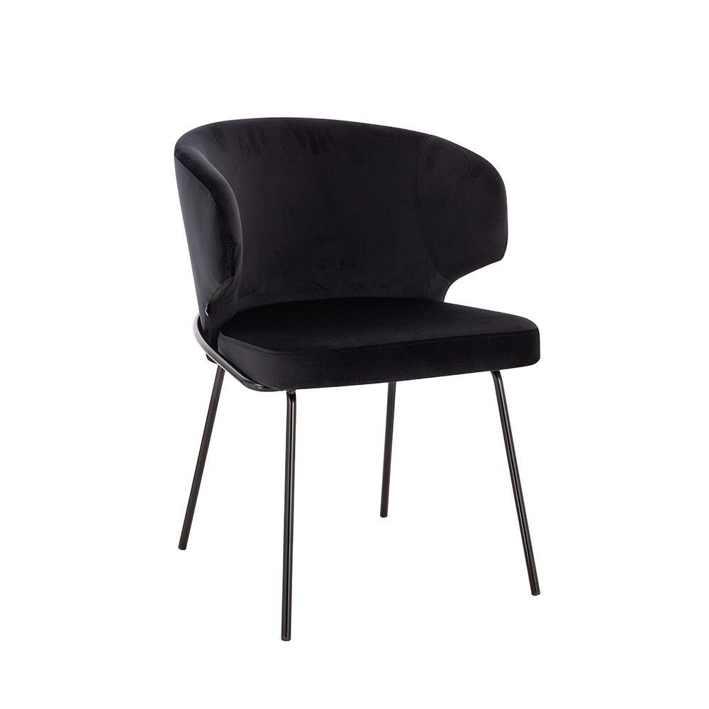 Esszimmerstuhl Samt Stuhl Beige AMARA