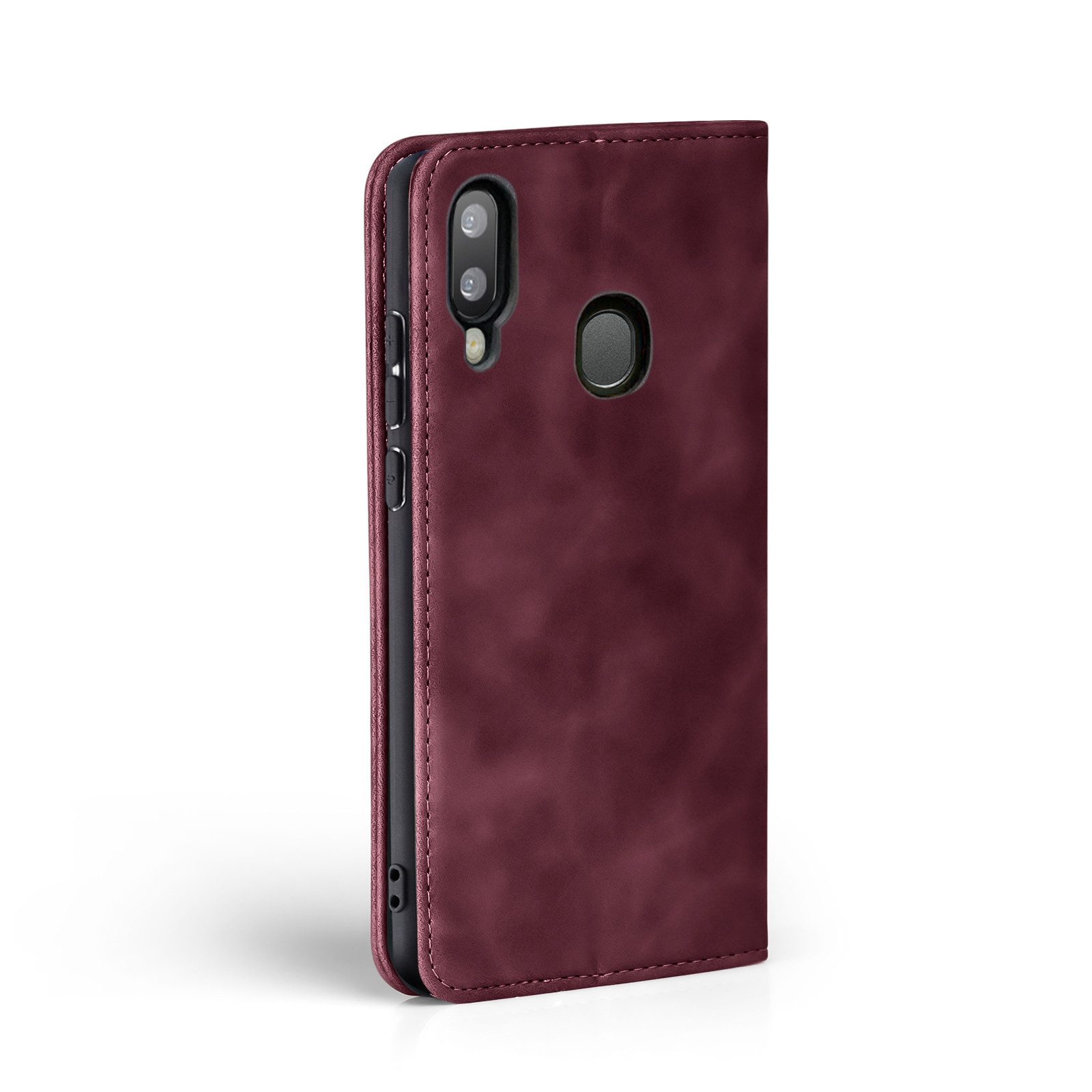 Tec-Expert Handyhülle Tasche Hülle für Samsung Galaxy A20e 5.8 Zoll, 5.8, Cover Klapphülle Case mit Kartenfach Fliphülle aufstellbar