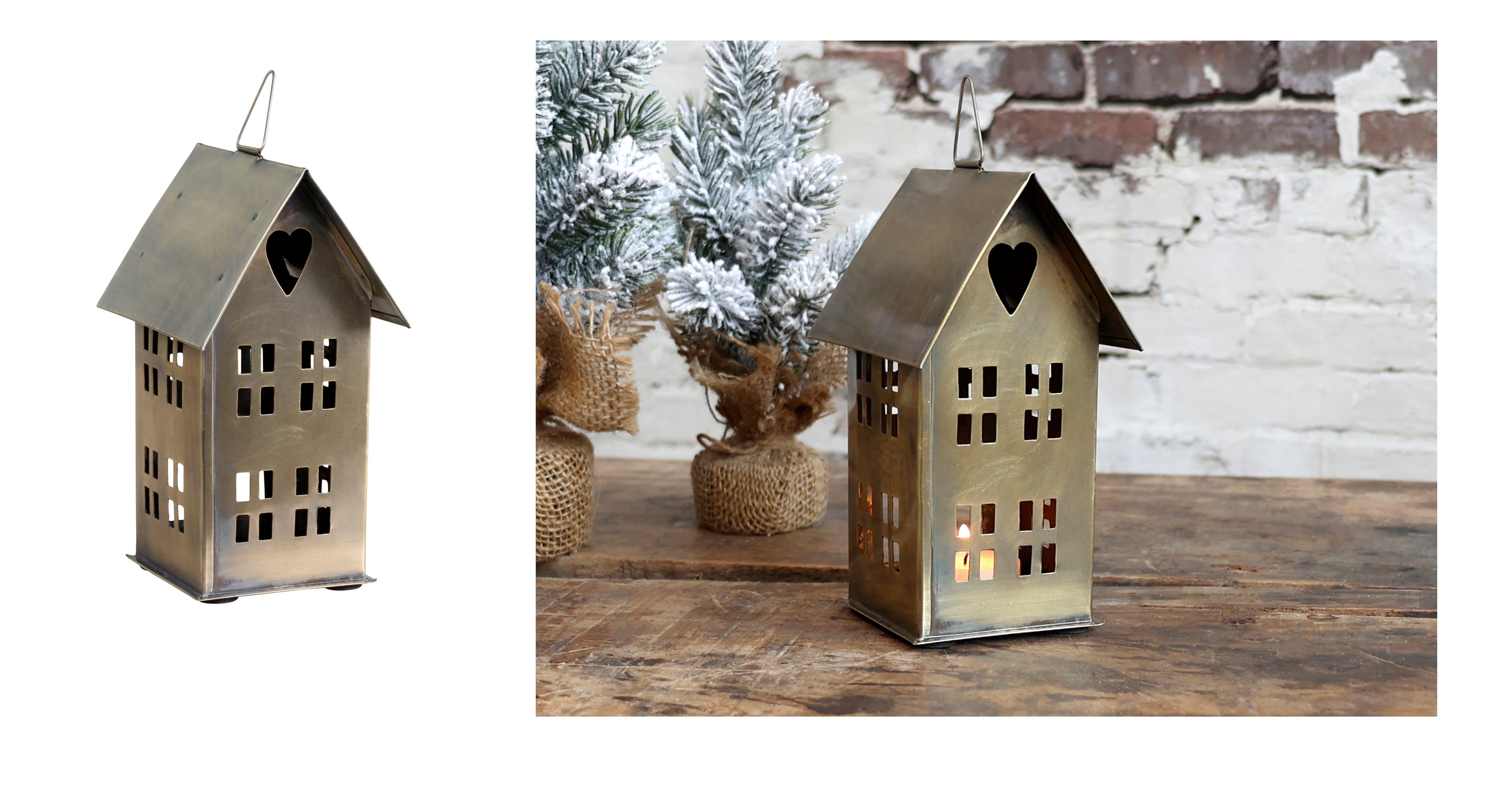 Chic Antique Настольные лампы Lichterhaus Настольные лампы Teelichthaus Windlicht H 15,5cm Chic