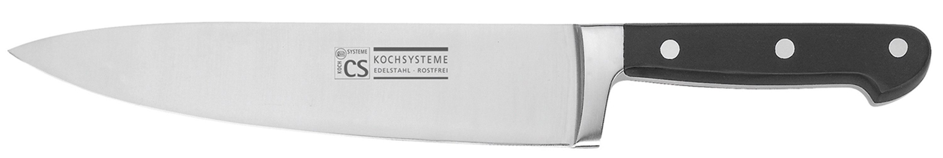 CS Koch-Systeme Kochmesser PREMIUM, 20 cm, Edelstahl rostfrei, mit hoher Schneidqualität