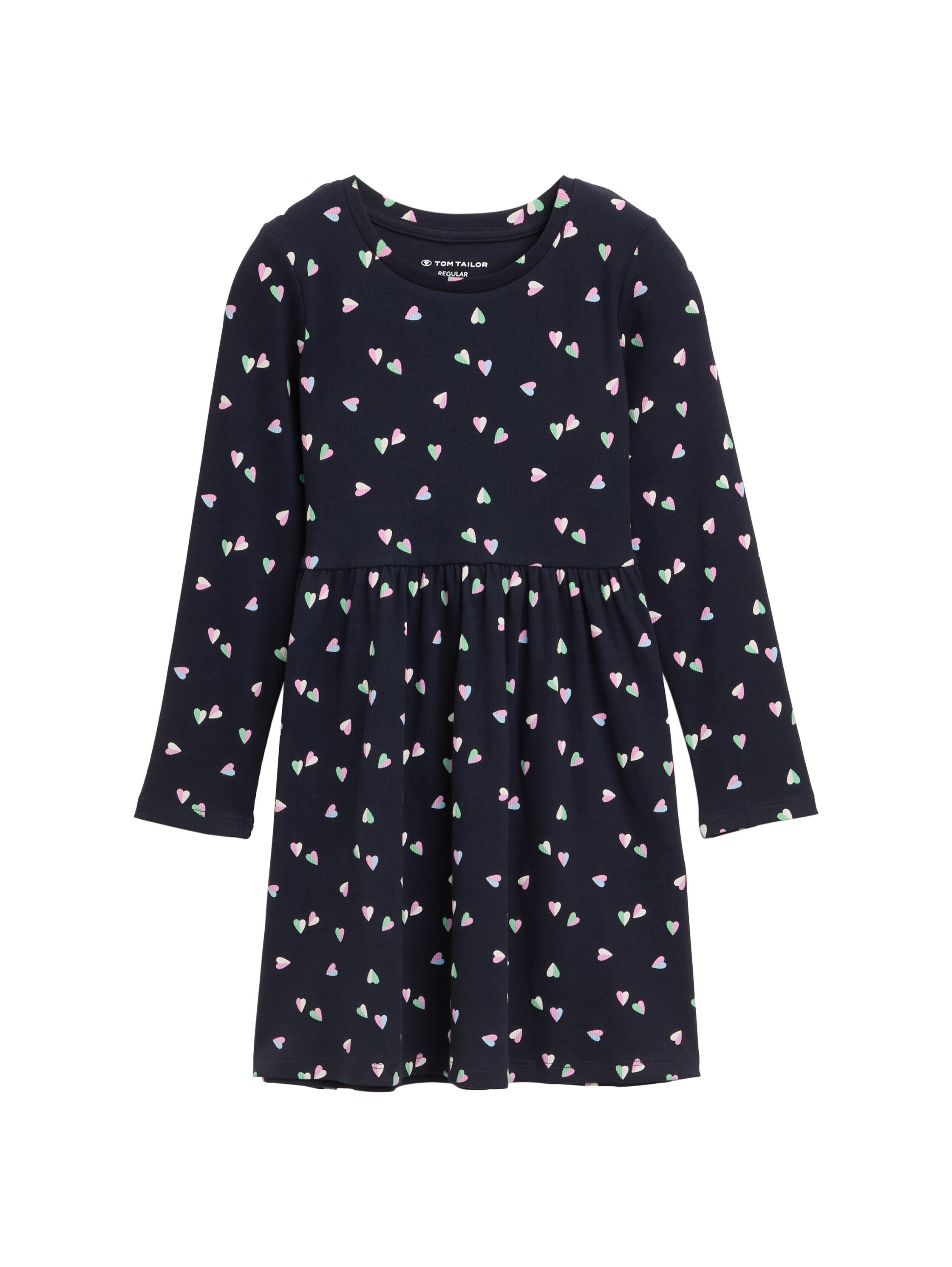 TOM TAILOR A-Linien-Kleid mit All-Over Print