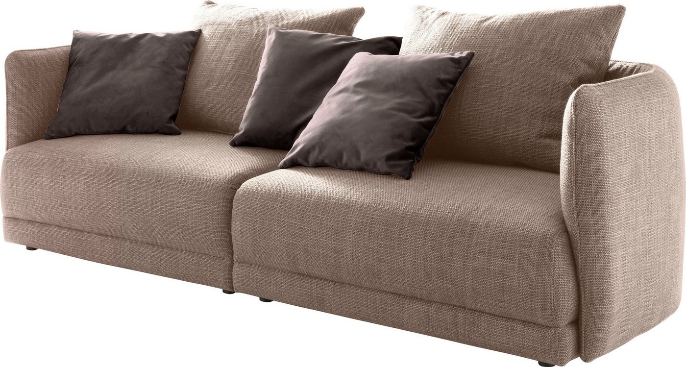 designwerk Big-Sofa »New York«, Breite 253 cm, mit schmaler Arm- und Rückenlehne-kaufen