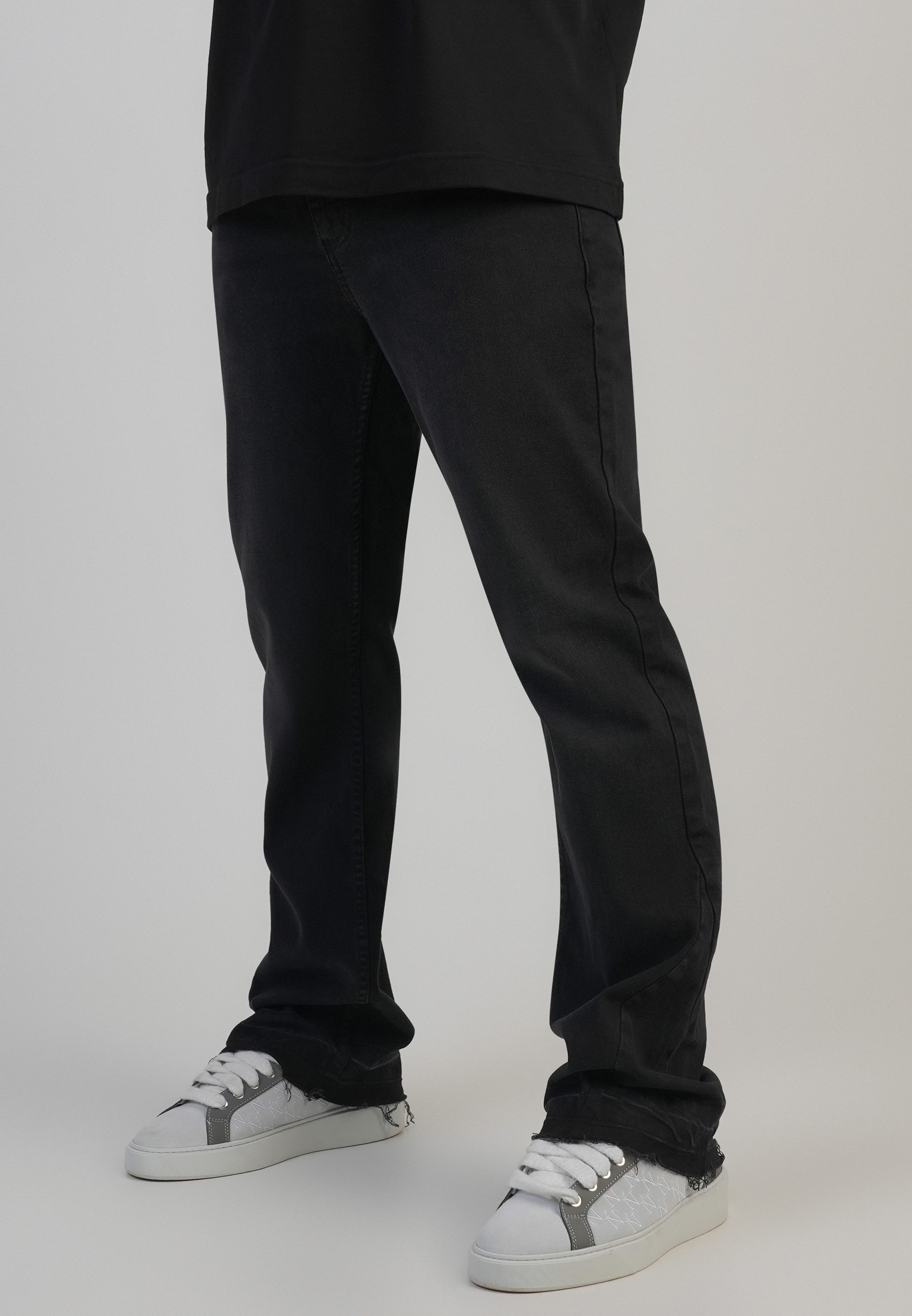 Siksilk Regular-fit-Jeans SikSilk Herren Flare Fit Jeans