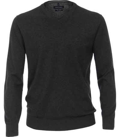 CASAMODA Sweatshirt Pullover V-Neck (1-tlg)