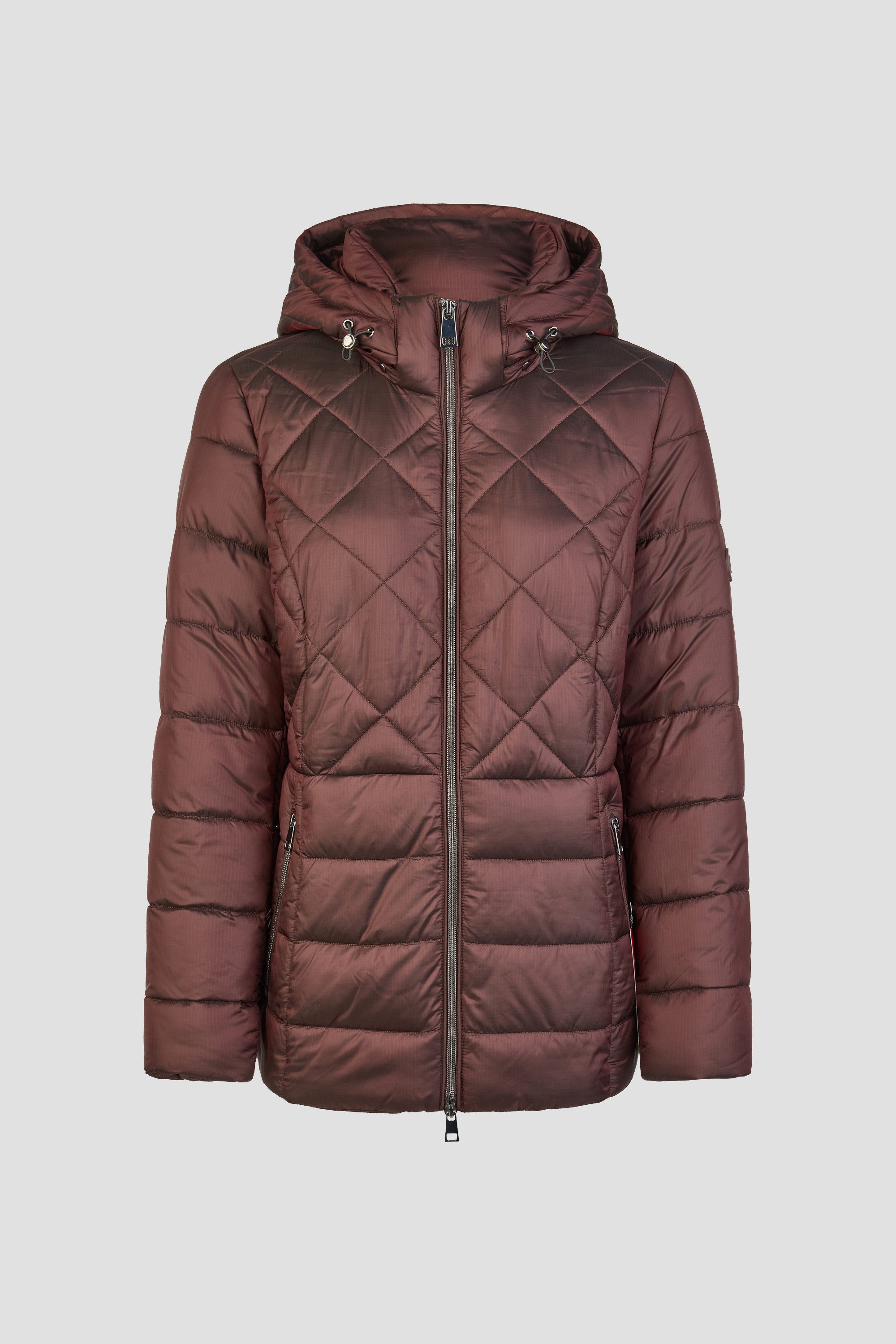 Barbara Lebek Steppjacke warme Damenjacke oder Herbstjacke mit abnehmbarer Kapuze