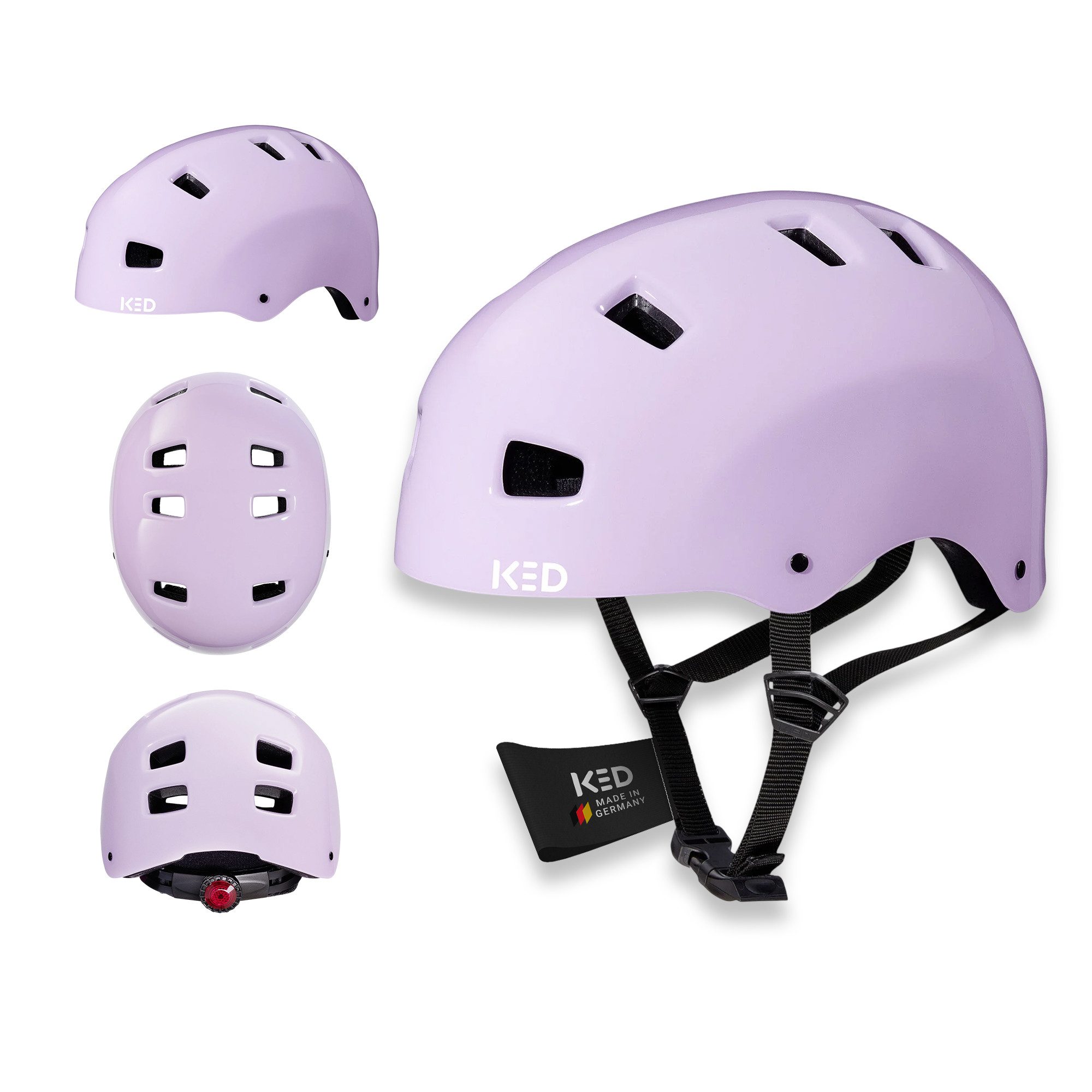 KED Kinderhelm 5Forty Jugend Helm, Leichter Skate-Bike-Helm, Mit QUICKSAFE Verstellsystem Und Maxshell Technologie