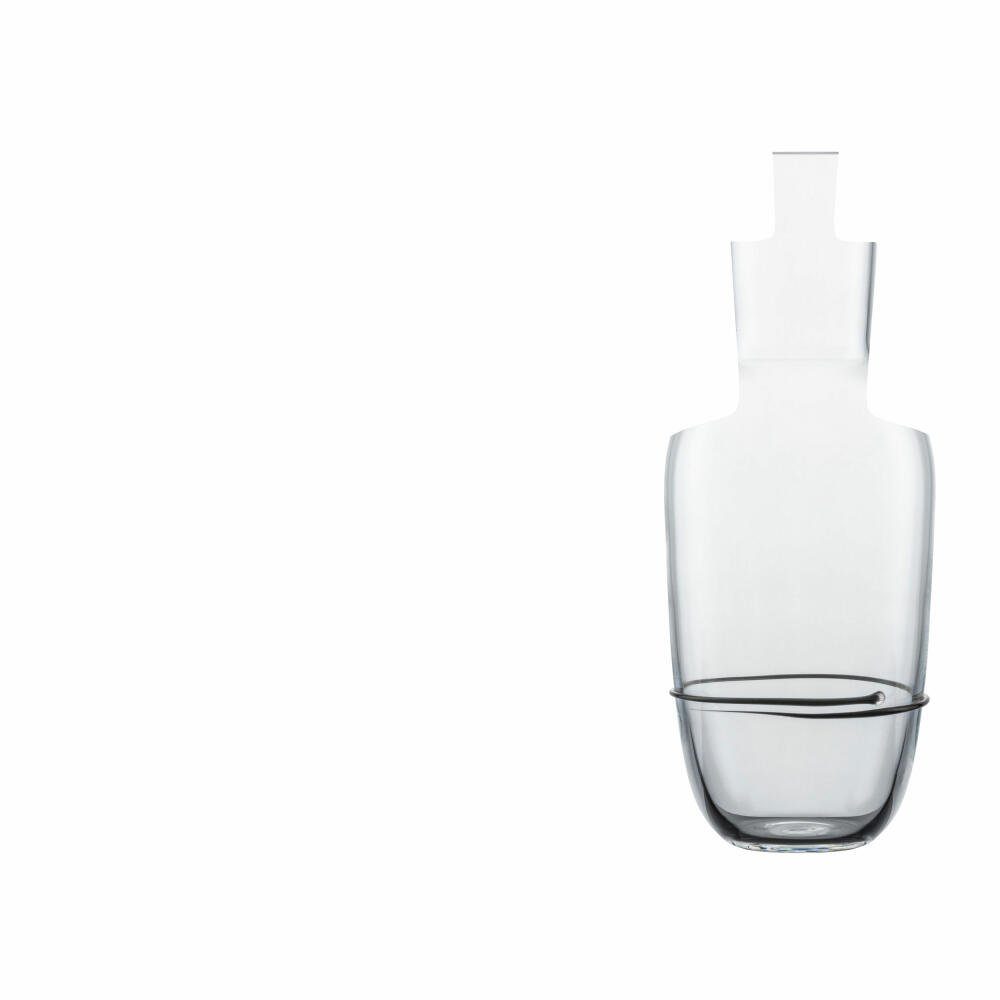 Zwiesel Glas Gläser-Set Aura Schwarz, 3-tlg., Glas, Karaffe mit 2 Bechern
