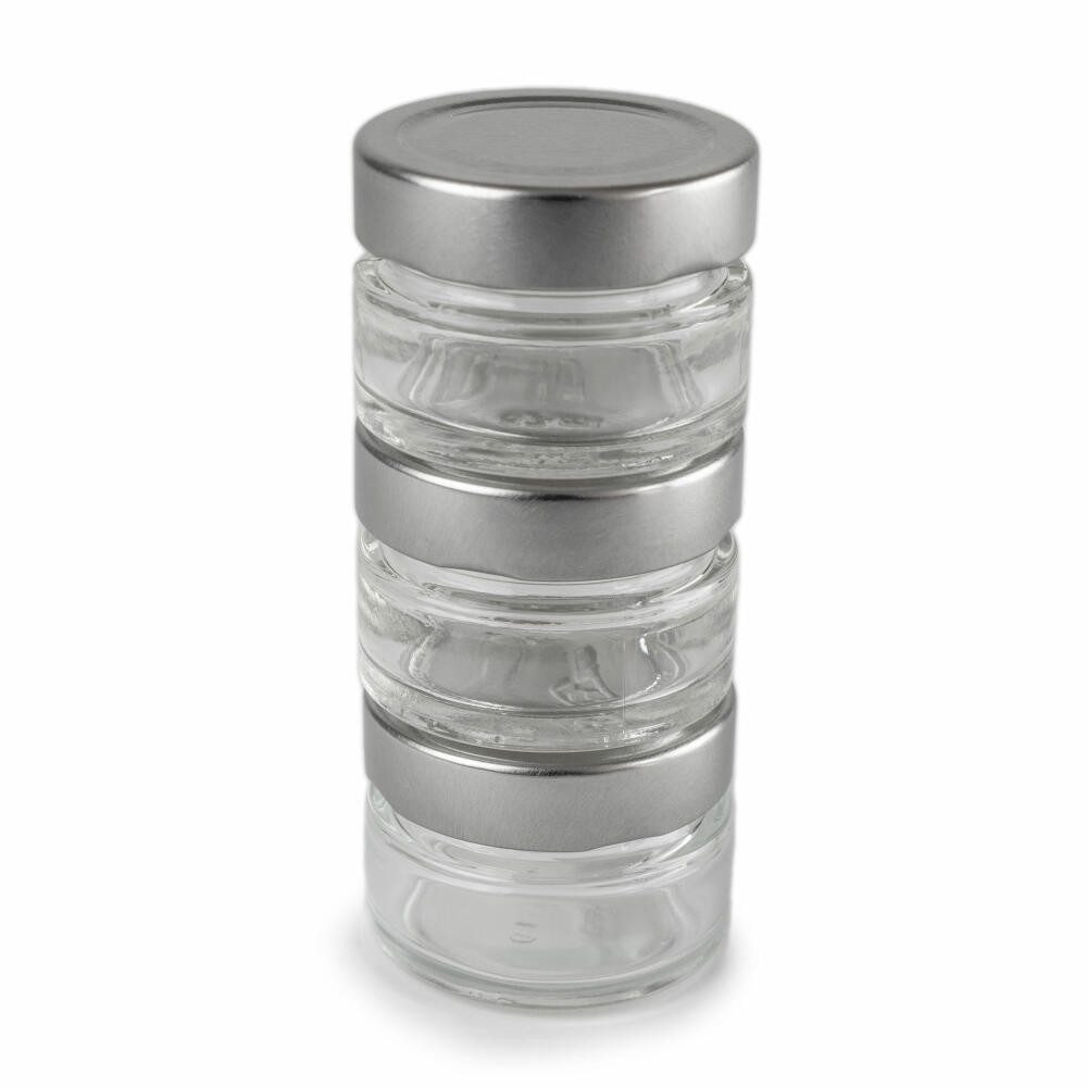 PEUGEOT Vorratsglas MAESTRO 3er Set Nachfüllbehälter für Pfeffer