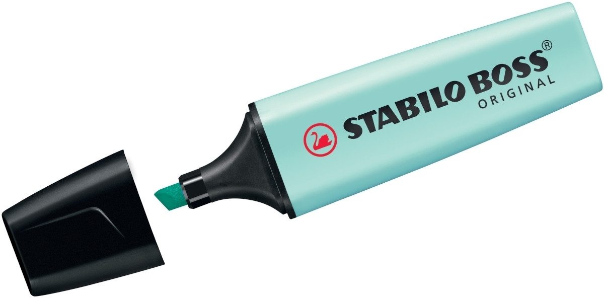 STABILO Marker Textmarker Boss Original Pastel zartes Türkis