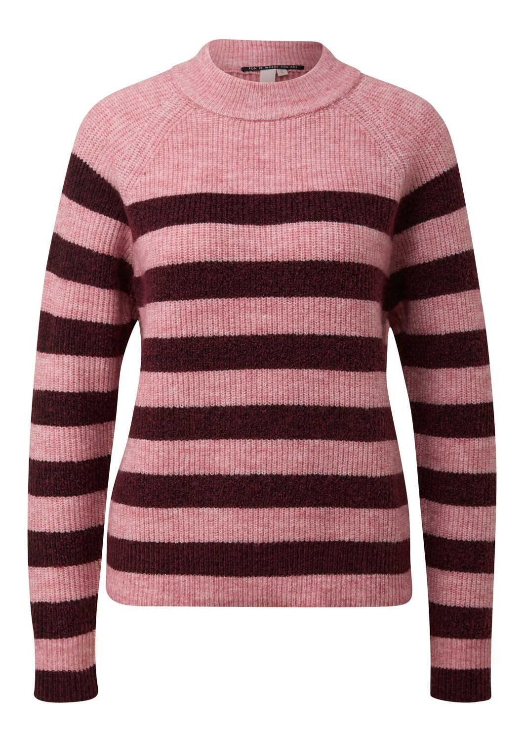 QS Rundhalspullover Pullover (1-tlg) Rundhals, langarm, günstig online kaufen