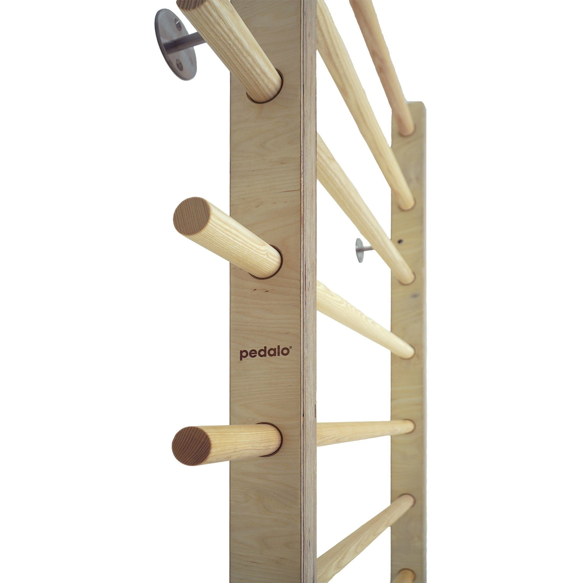 pedalo® Sprossenwand Line 2350 I Kletterwand I Turnwand I Fitness I Training, (Für Therapie und Privat), Sprossen lassen sich individuell anbringen
