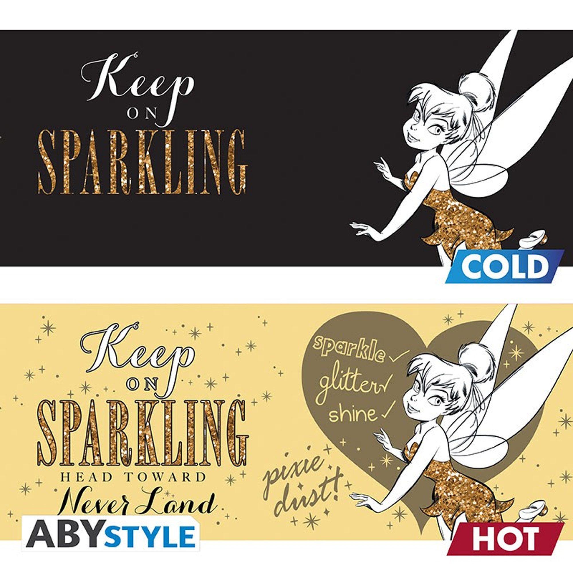 ABYstyle Thermotasse Tinkerbell Sparkle - Disney Peter Pan