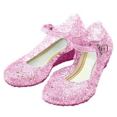 Katara Prinzessin Kostümzubehör Absatz Schuhe für Kinder Ballerina Elsa, Cinderella, Dornröschen, Mädchen, Fasching Kostüm Karneval