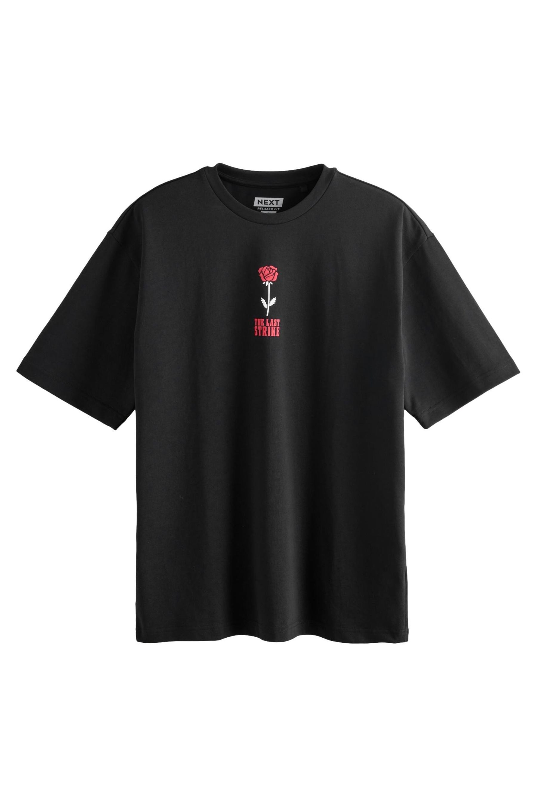 T-Shirt T-Shirt aus schwerem Stoff mit Grafik