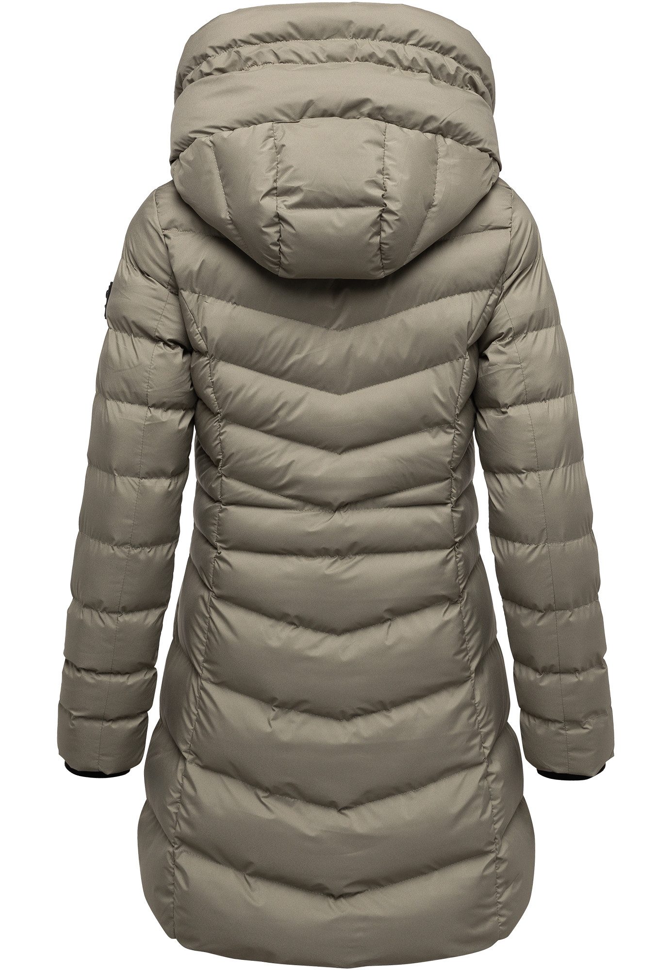 REPUBLIX Winterjacke CECELIA Damen Gefütterte Winter Jacke Mantel Parka mit großer Kapuze