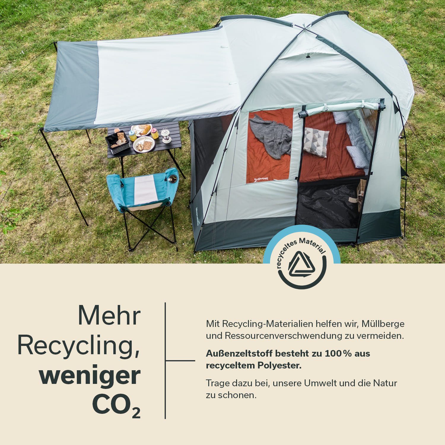 Skandika Kuppelzelt Mehrzweckzelt 250 x 250 günstig online kaufen