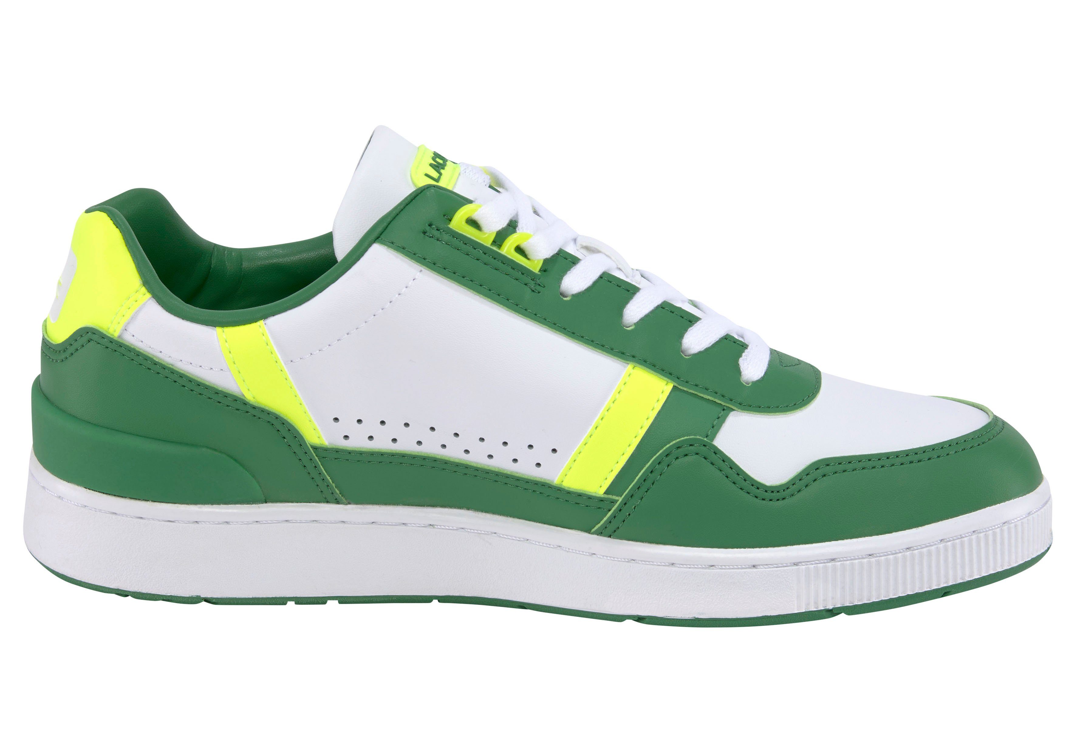 Sneaker weiß-grün SMA 123 4 T-CLIP Lacoste