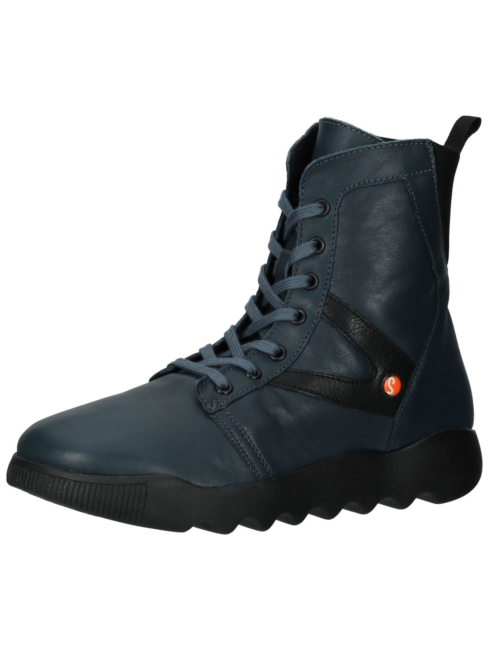 softinos Stiefelette Leder/Textil Schnürstiefelette