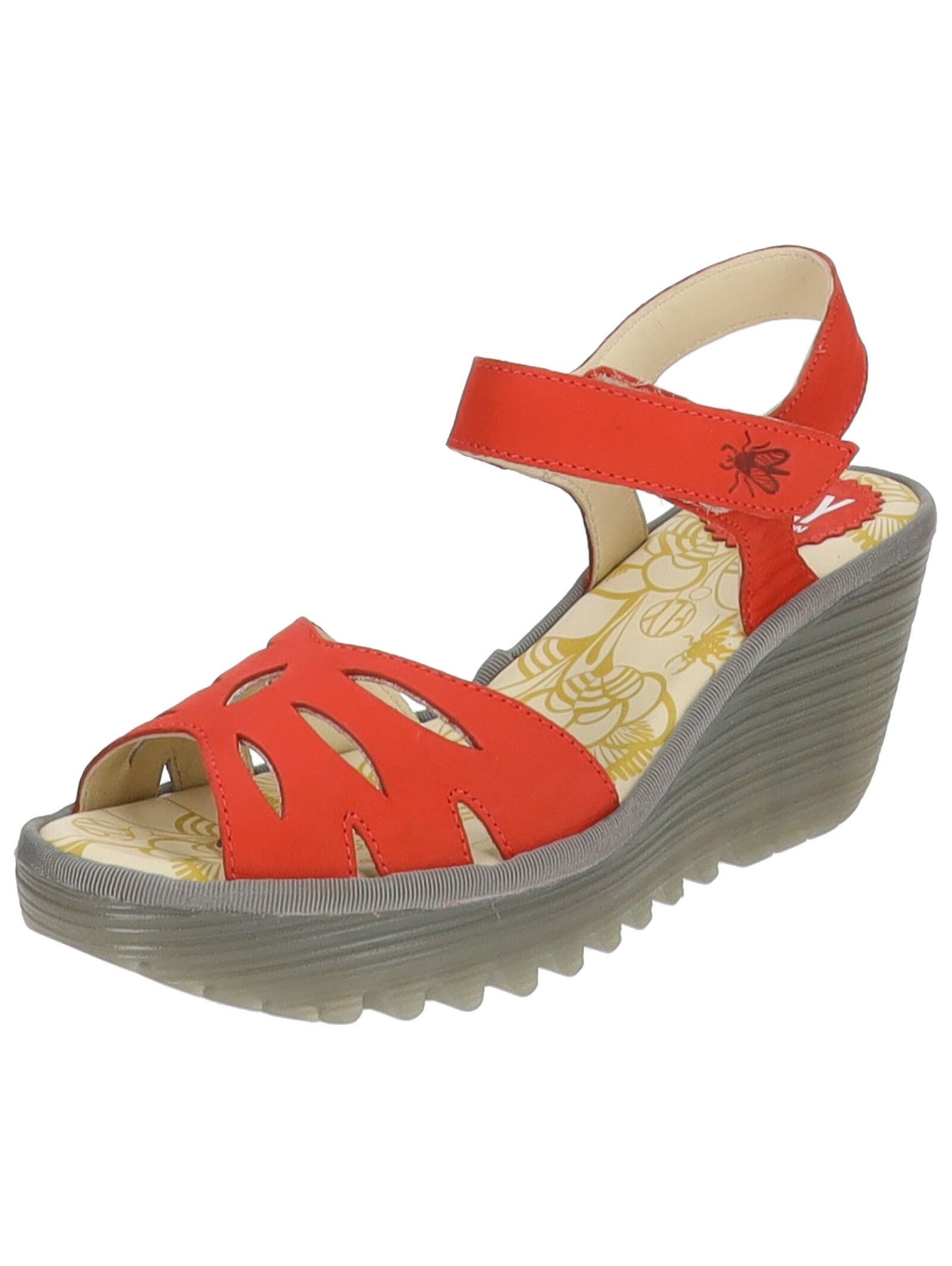 Fly London Fly London Sandalen Leder Keilsandalette