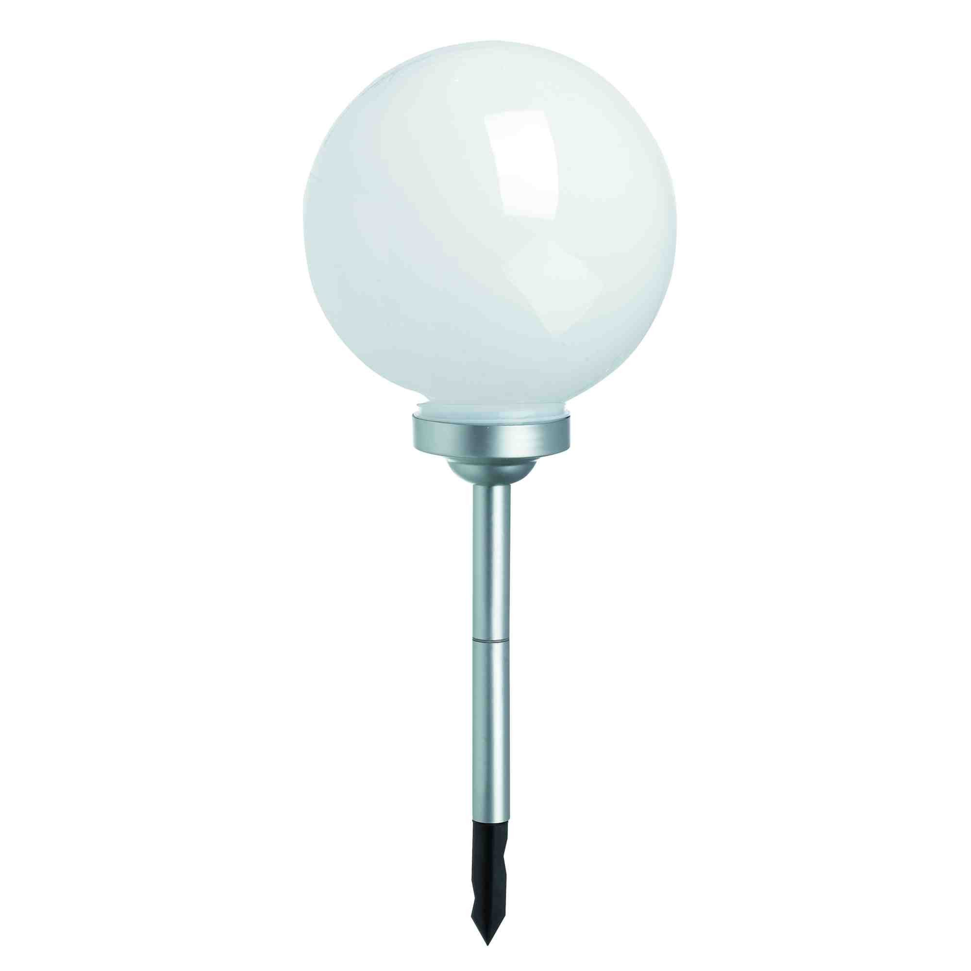 Kynast Garden LED Solarleuchte Solar Leuchtkugel LED Gartenlampe Ø 25cm warmweiß IP44, warmweiß