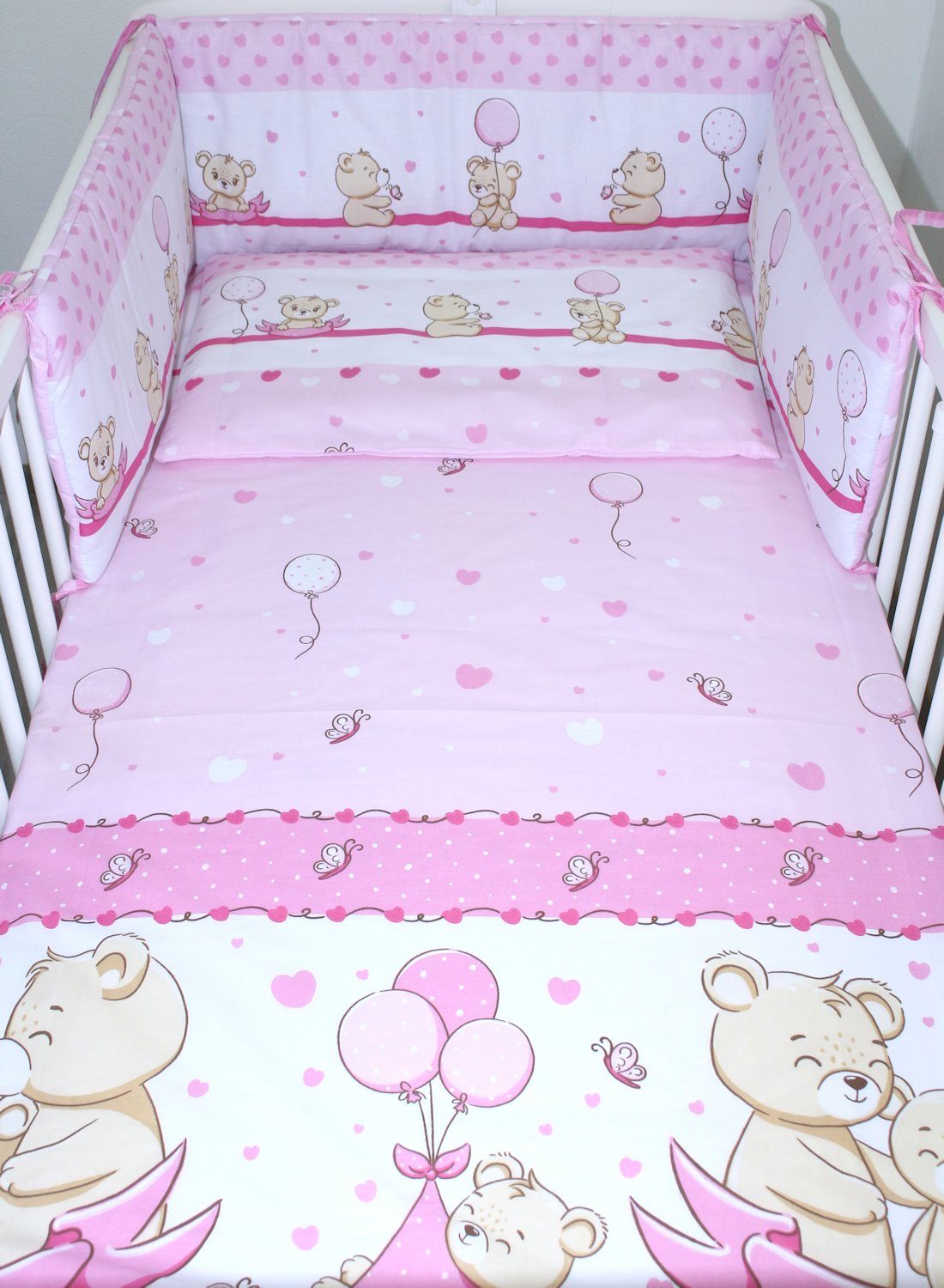 Primawela Babybettwäsche 3 teiliges Baby Bettset günstig online kaufen