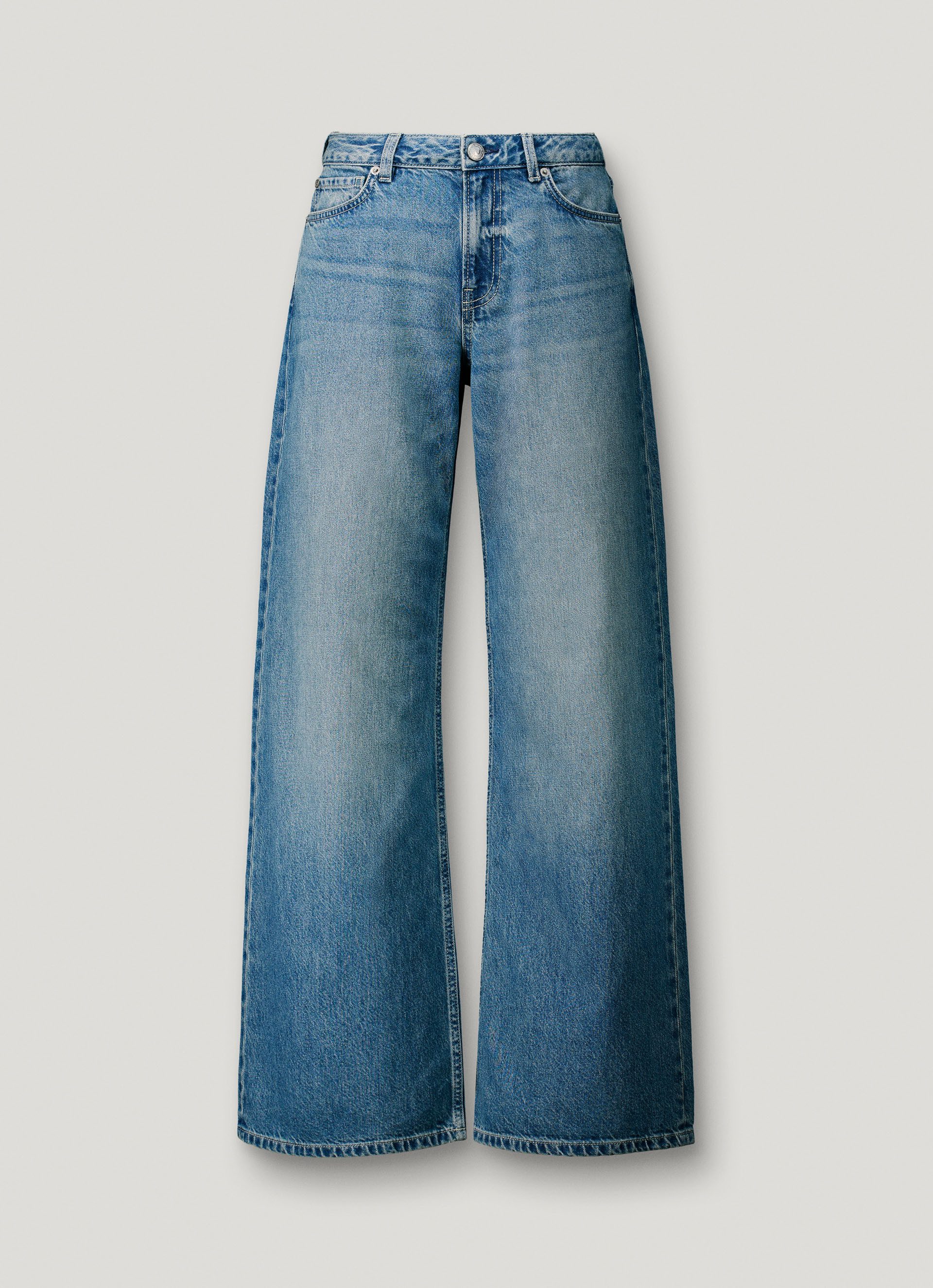 Weite Jeans LINA MW WIDE LEG VERDE BLU